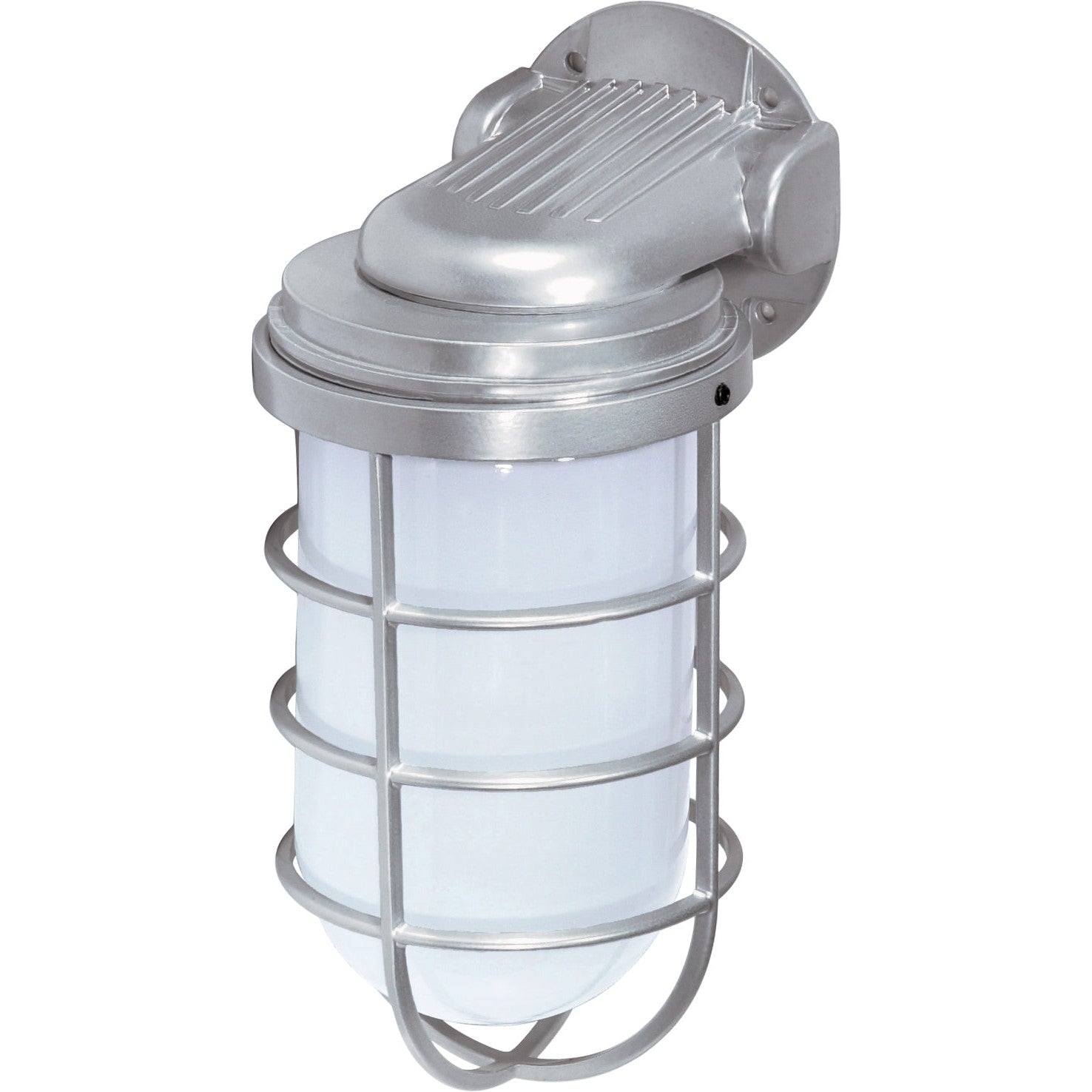 Nuvo Lighting - SF76-622 - One Light Wall Lantern - Metallic Silver
