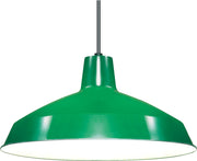 Nuvo Lighting - SF76-660 - One Light Pendant - Green / White Interior