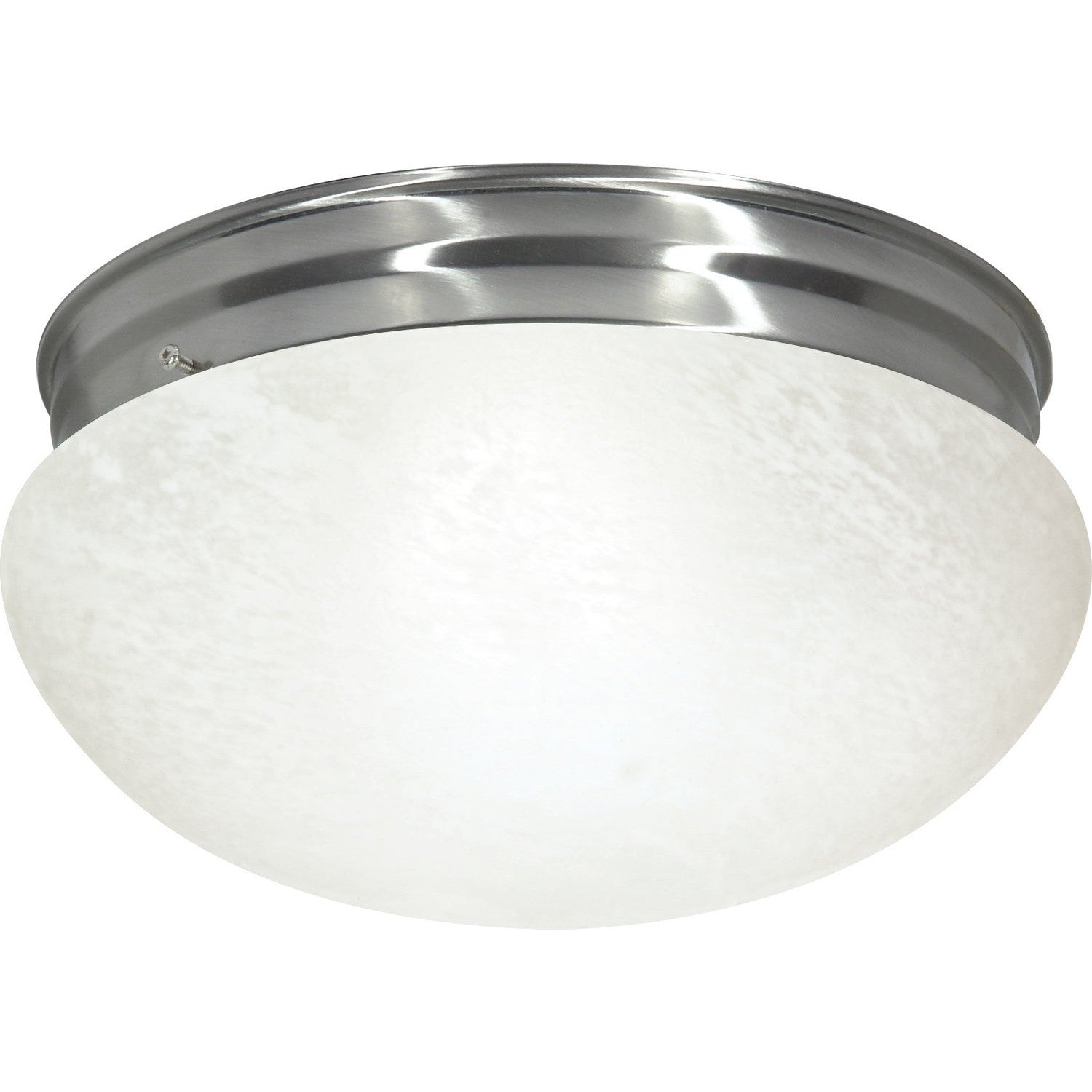 Nuvo Lighting - SF76-677 - Two Light Flush Mount - Brushed Nickel