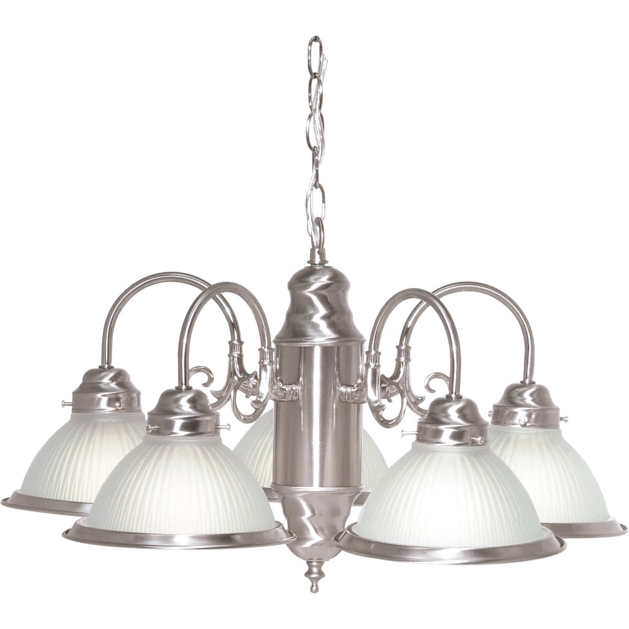 Nuvo Lighting - SF76-695 - Five Light Chandelier - Brushed Nickel