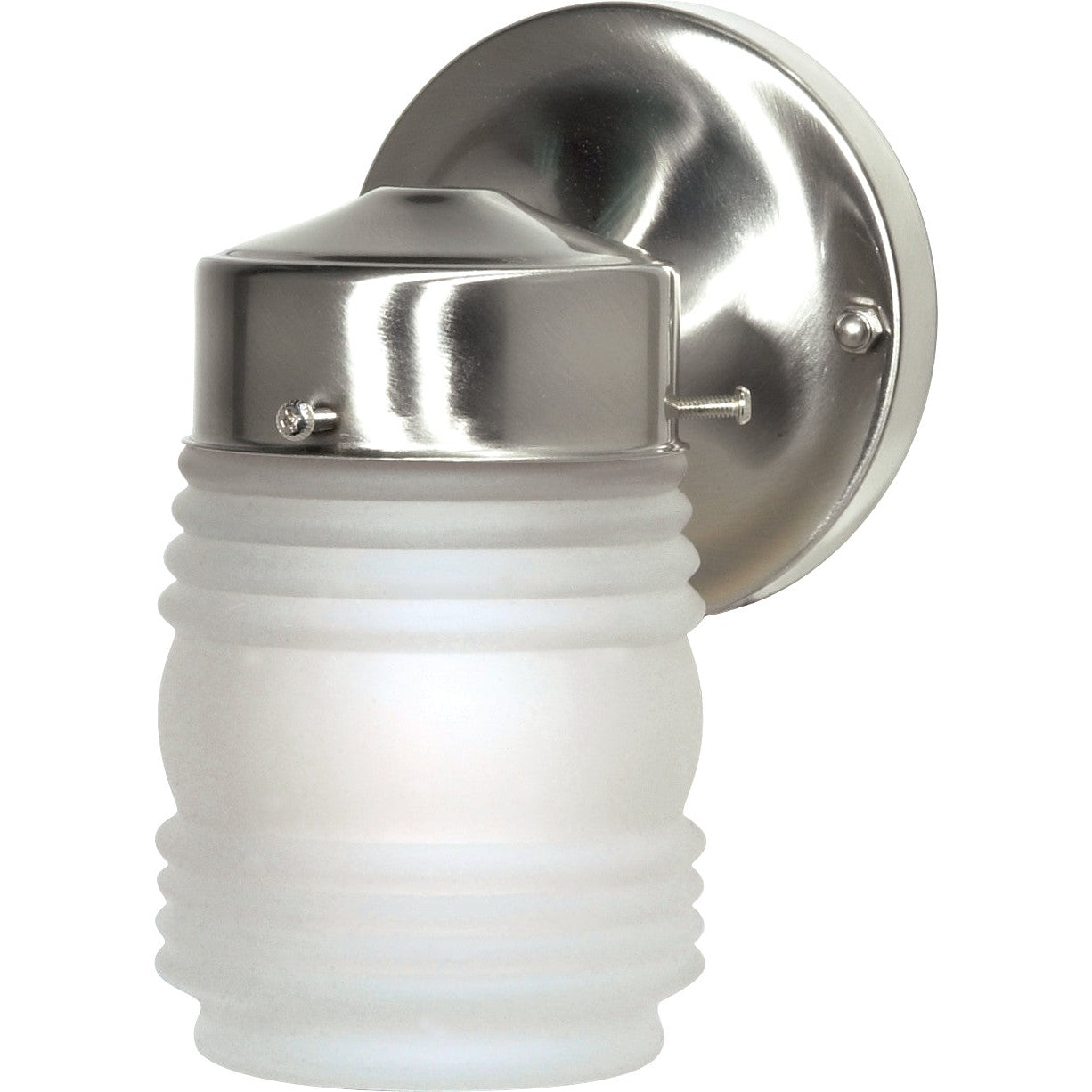 Nuvo Lighting - SF76-701 - One Light Outdoor Wall Lantern - Brushed Nickel