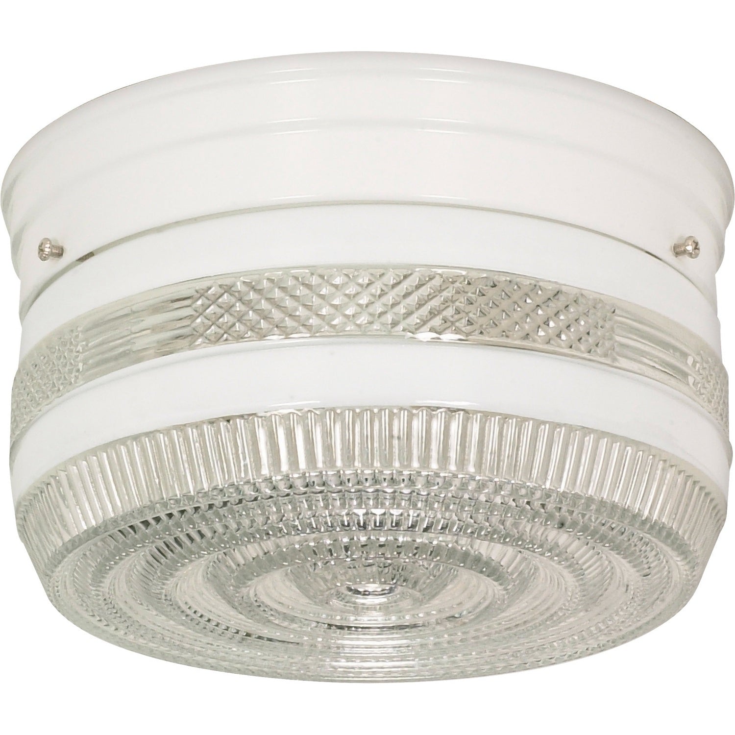 Nuvo Lighting - SF77-098 - Two Light Flush Mount - White
