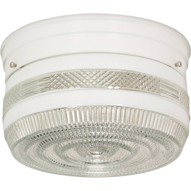 Nuvo Lighting - SF77-098 - Two Light Flush Mount - White