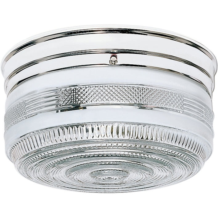 Nuvo Lighting - SF77-102 - Two Light Flush Mount - Polished Chrome