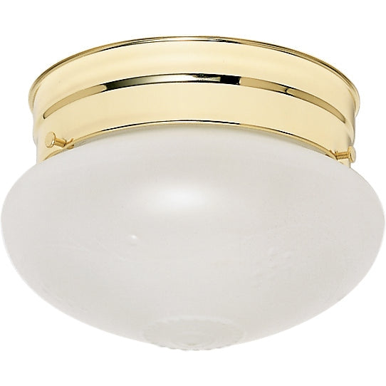 Nuvo Lighting - SF77-123 - One Light Flush Mount - Polished Brass
