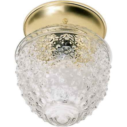 Nuvo Lighting - SF77-125 - One Light Flush Mount - Polished Brass