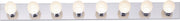 Nuvo Lighting - SF77-195 - Eight Light Vanity - Polished Chrome