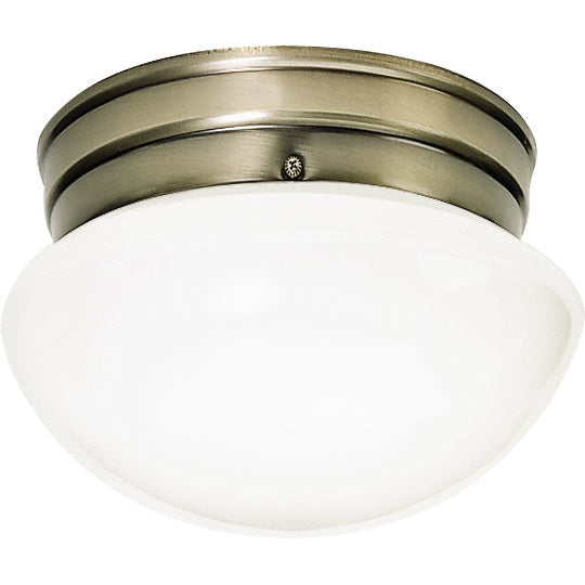 Nuvo Lighting - SF77-921 - One Light Flush Mount - Antique Brass