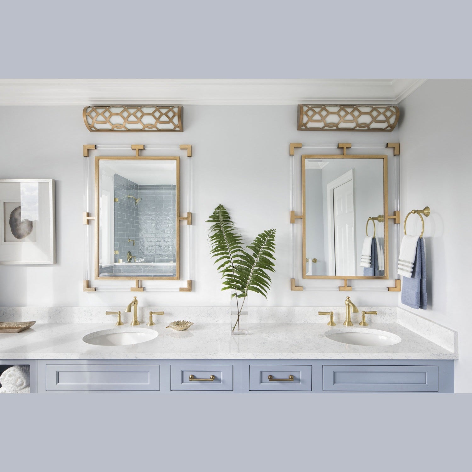 Crystorama - 2264-AG-LED - LED Bathroom Vanity - Jennings - Aged Brass