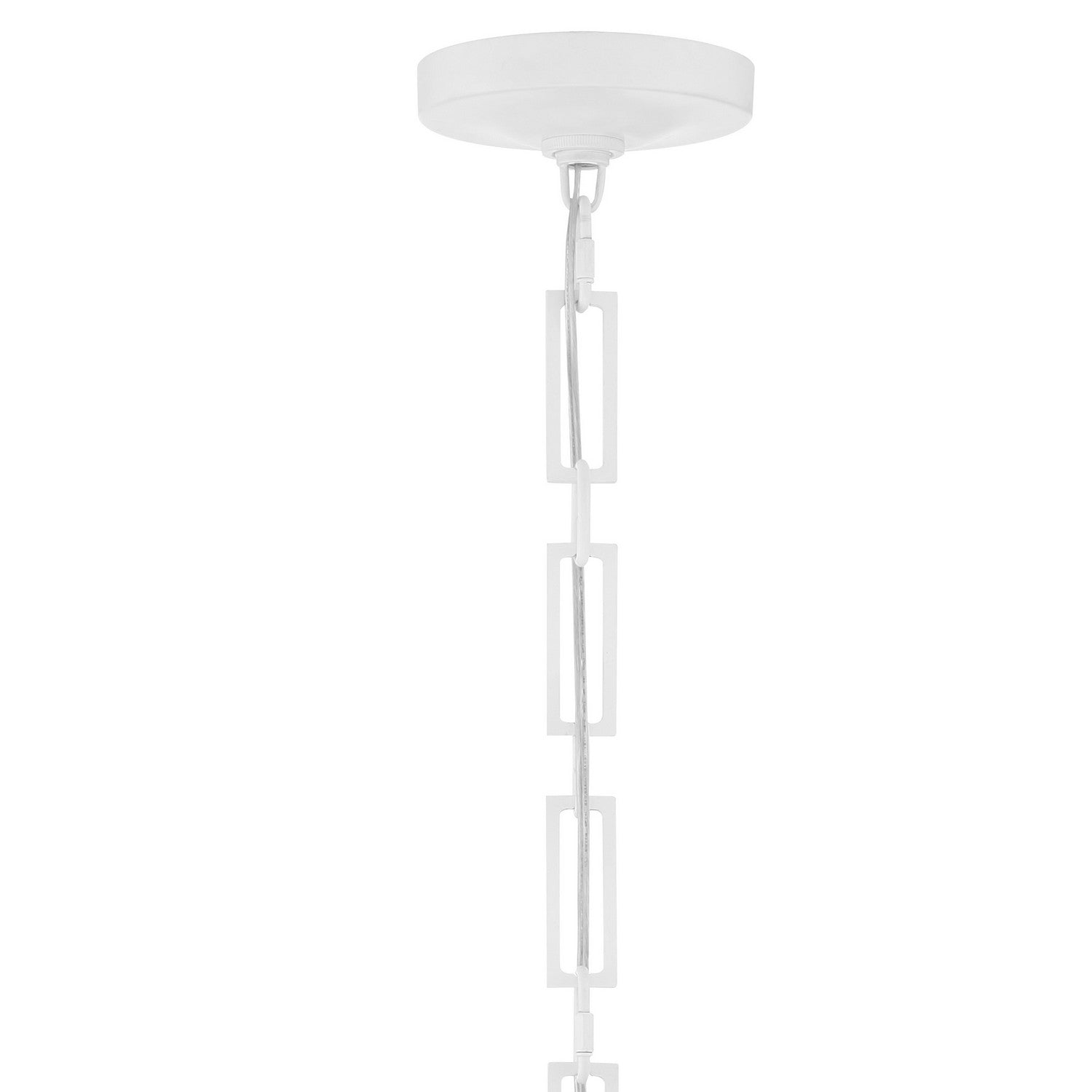 Crystorama - 8686-MT-GA - Six Light Chandelier - Alston - Matte White + Antique Gold