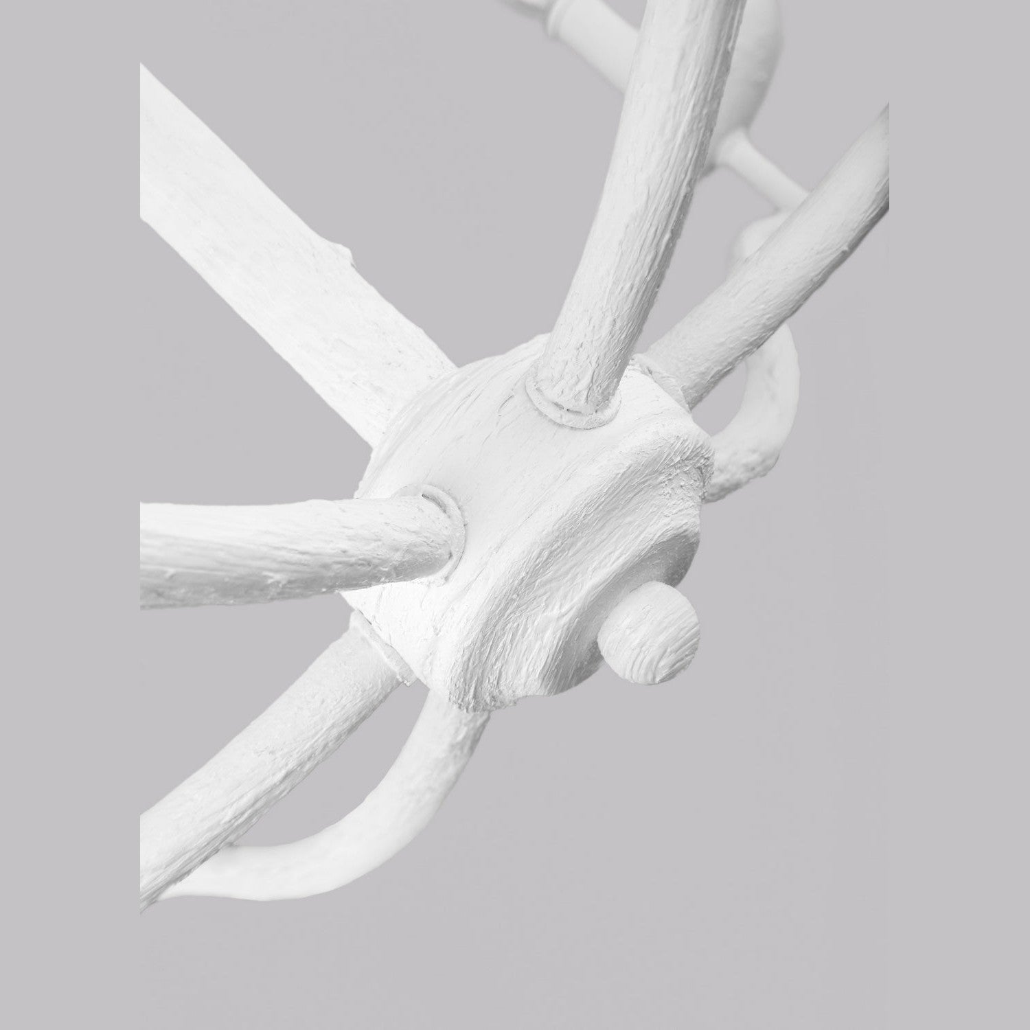 Visual Comfort Studio - F3130/6PSW - Six Light Chandelier - Annie - Plaster White
