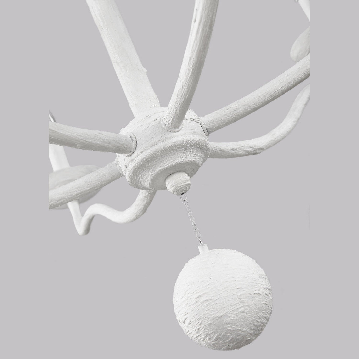 Visual Comfort Studio - F3130/6PSW - Six Light Chandelier - Annie - Plaster White