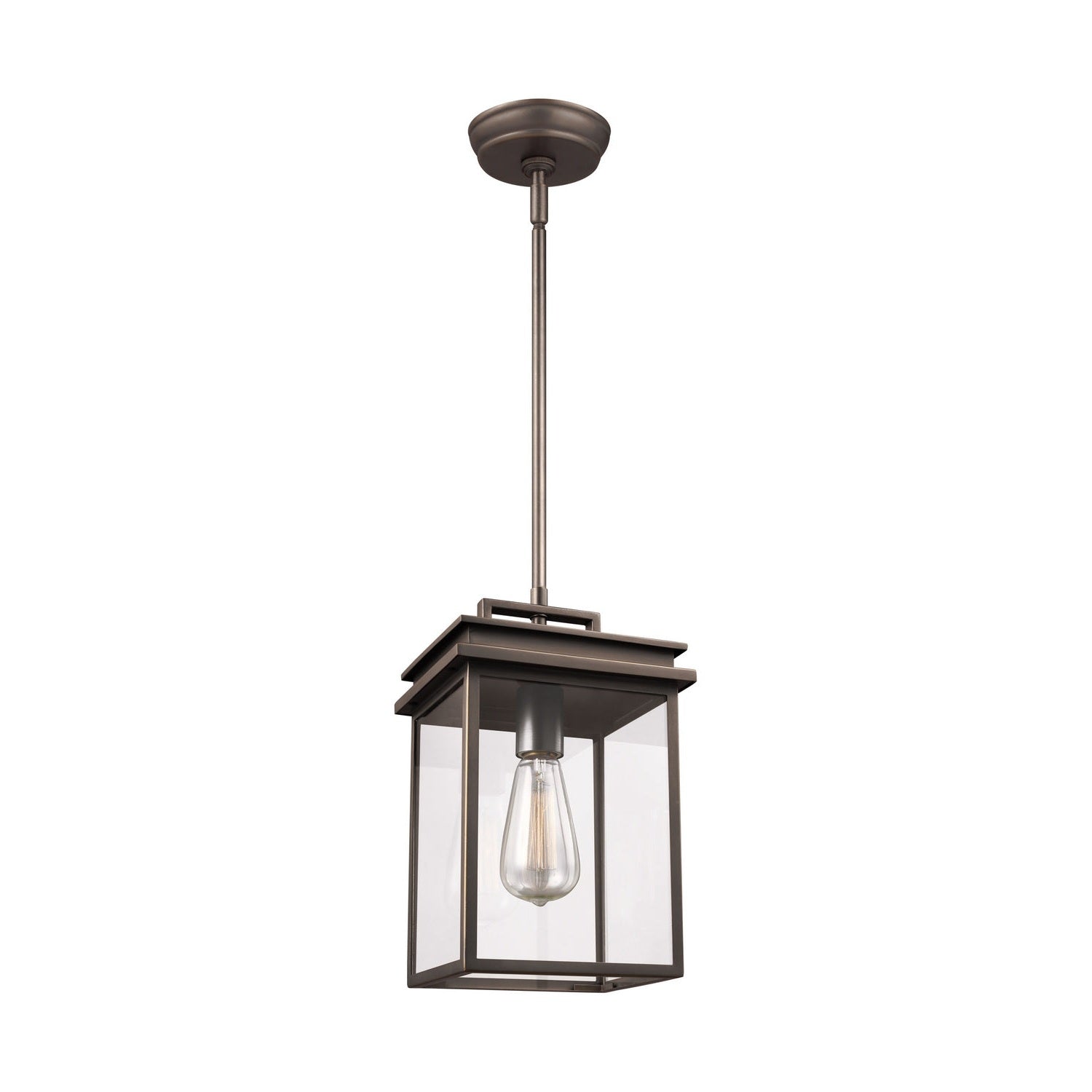 Visual Comfort Studio - OL13609ANBZ - One Light Outdoor Pendant - Glenview - Antique Bronze
