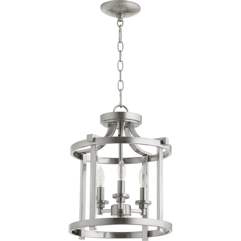 Quorum - 2817-13-65 - Three Light Dual Mount - Lancaster - Satin Nickel