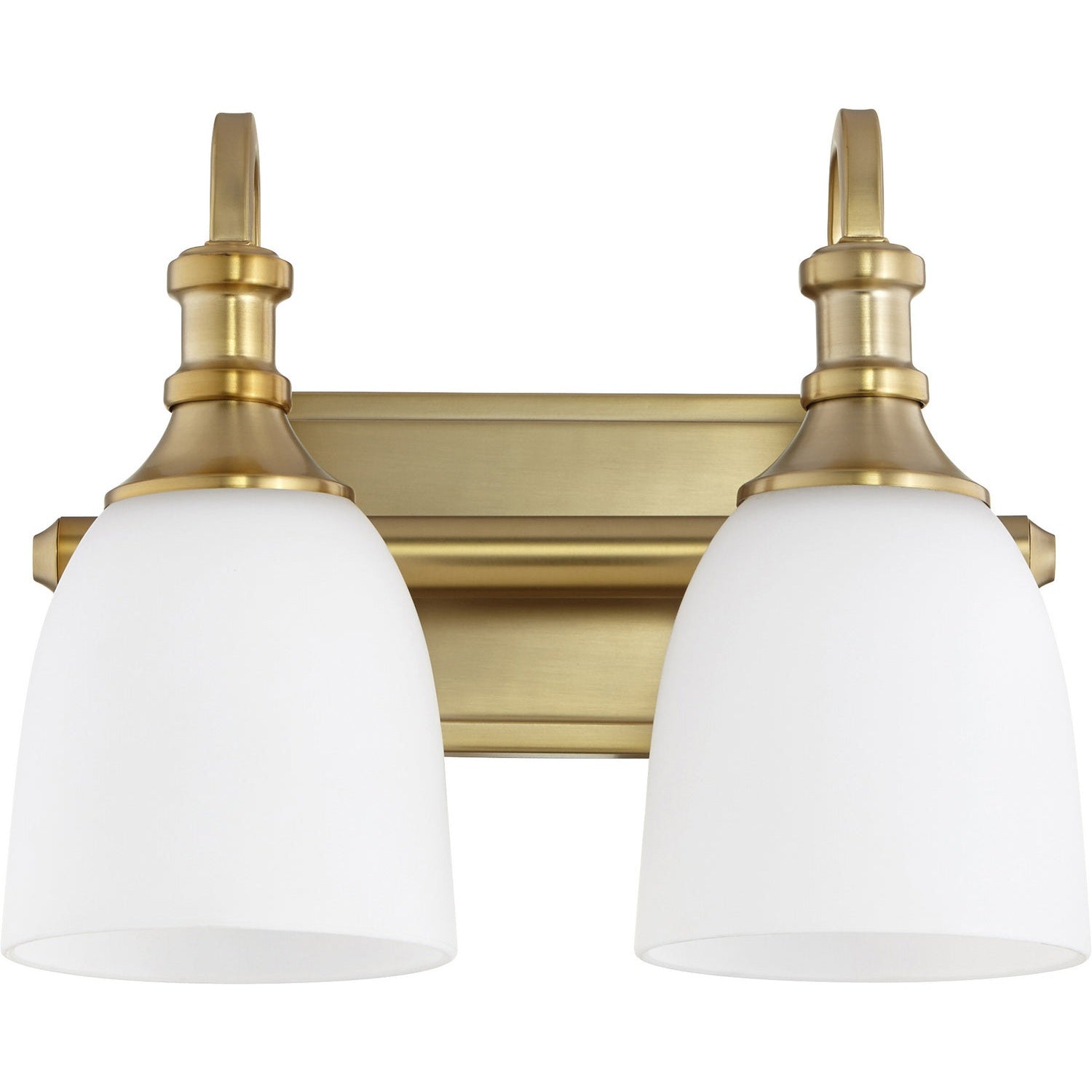 Quorum - 5011-2-80 - Two Light Vanity - Richmond - Aged Brass