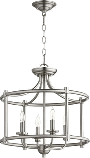 Quorum - 2822-18-65 - Four Light Dual Mount - Rossington - Satin Nickel