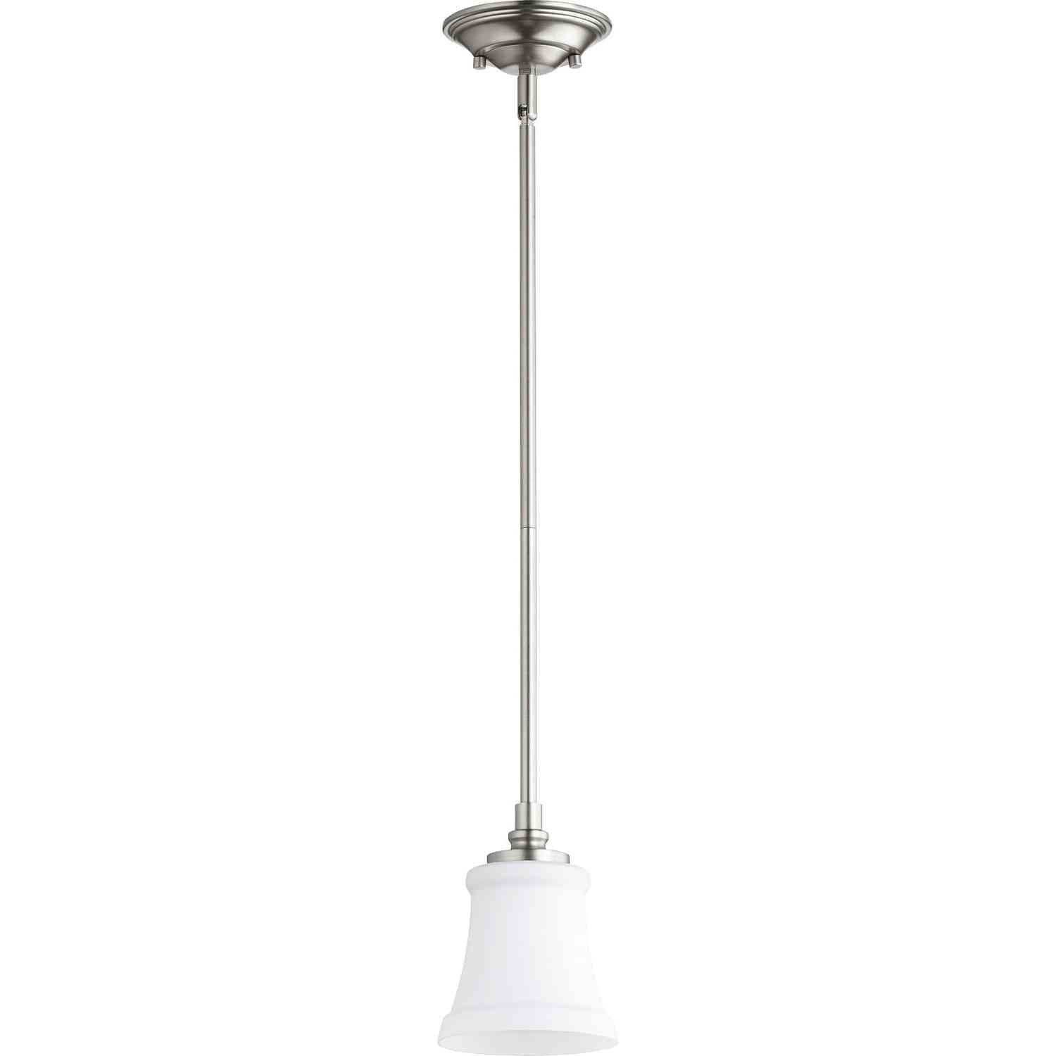 Quorum - 3122-65 - One Light Pendant - Rossington - Satin Nickel