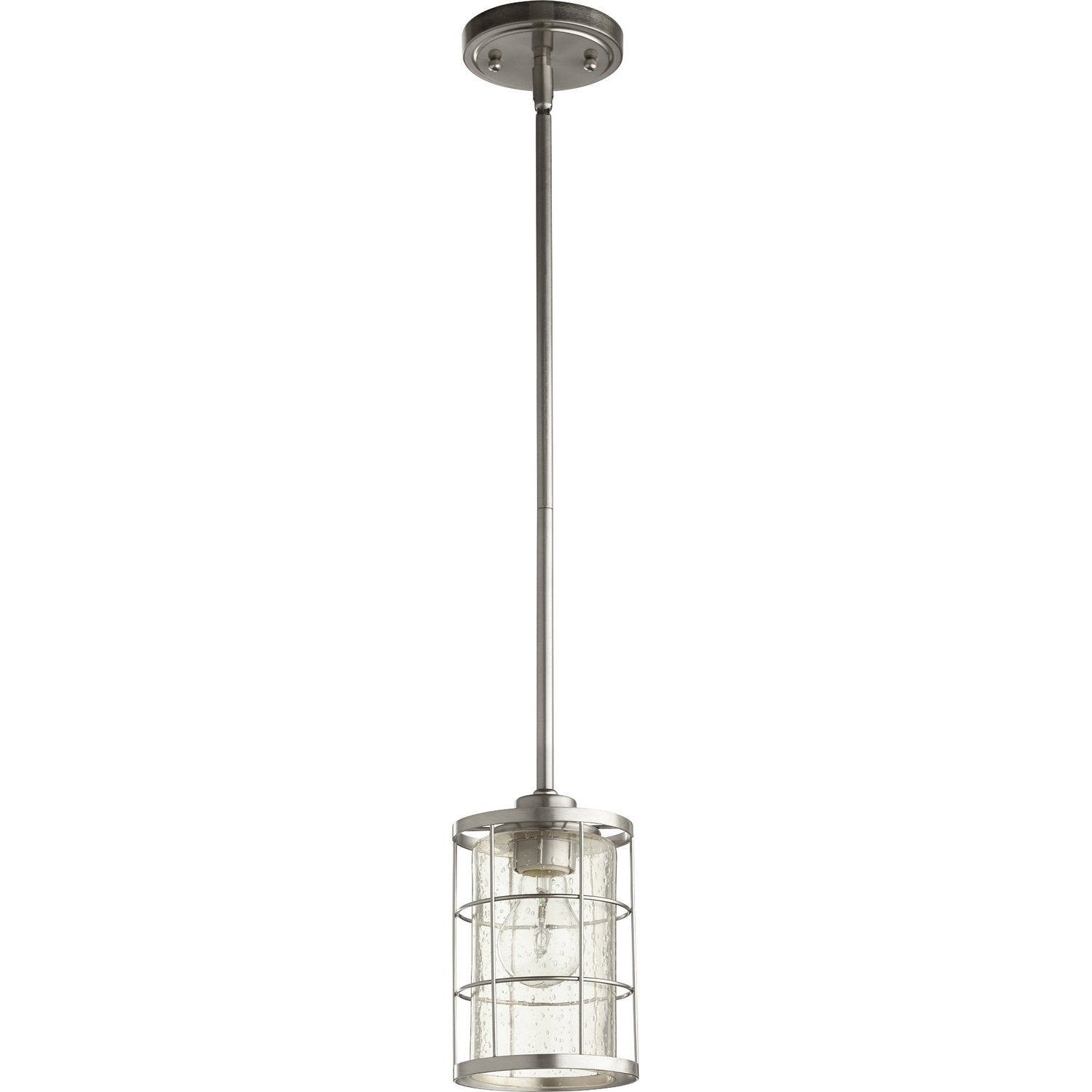 Quorum - 3364-65 - One Light Pendant - Ellis - Satin Nickel