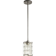 Quorum - 3364-65 - One Light Pendant - Ellis - Satin Nickel