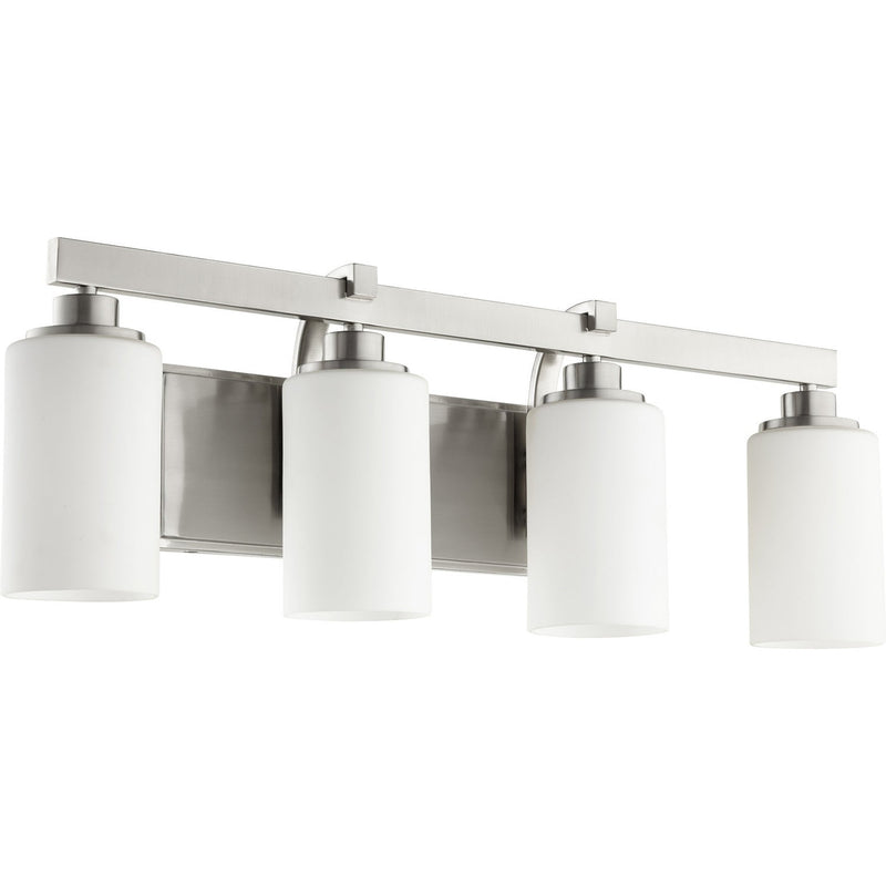 Quorum - 5207-4-65 - Four Light Vanity - Lancaster - Satin Nickel