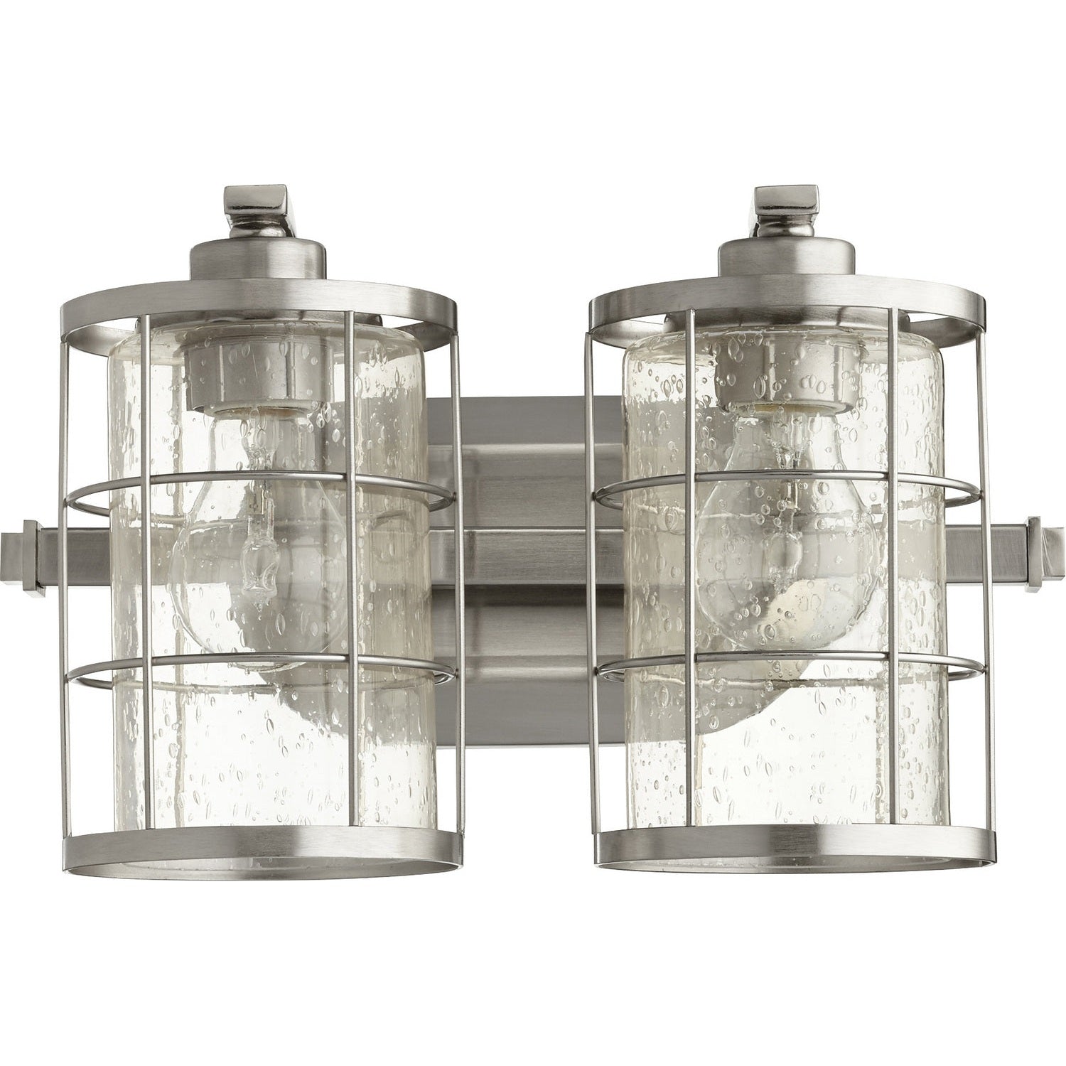 Quorum - 5364-2-65 - Two Light Vanity - Ellis - Satin Nickel