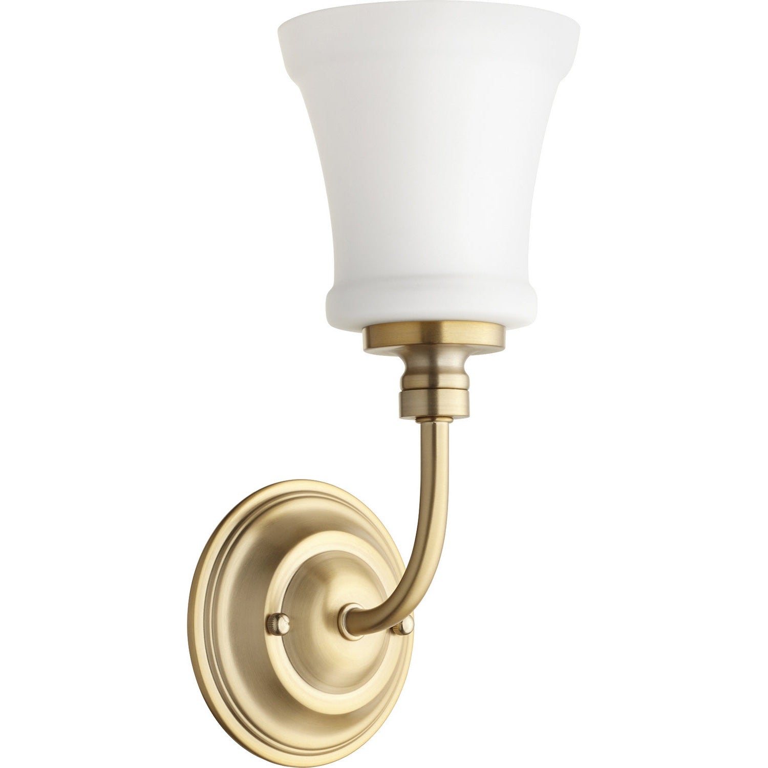 Quorum - 5522-1-80 - One Light Wall Mount - Rossington - Aged Brass