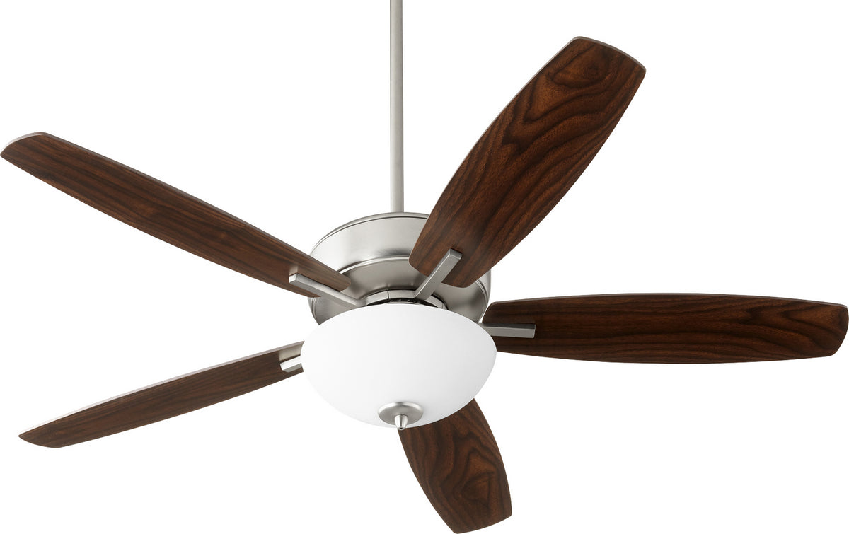 Quorum - 70525-65 - 52" Ceiling Fan - Breeze - Satin Nickel