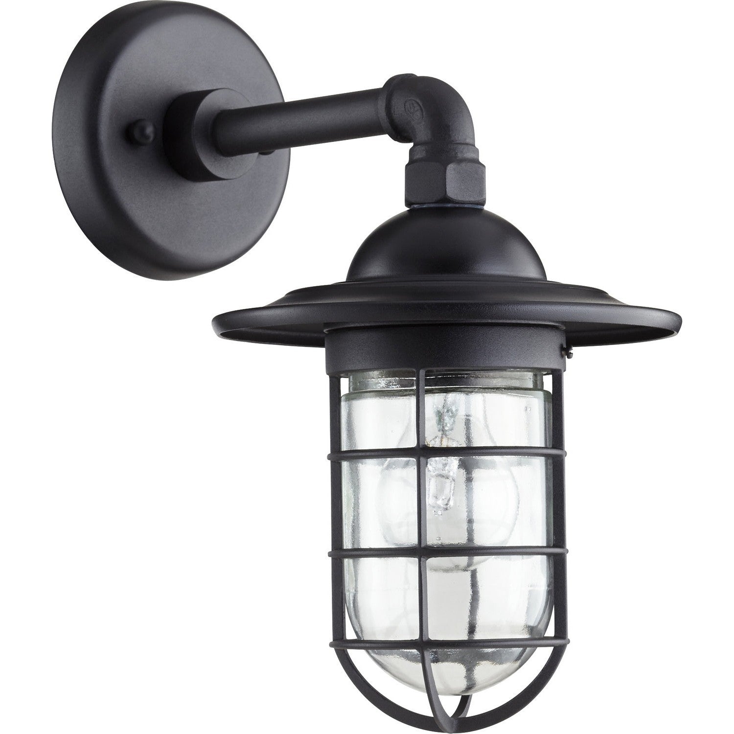 Quorum - 7082-69 - One Light Wall Mount - Bowery - Textured Black