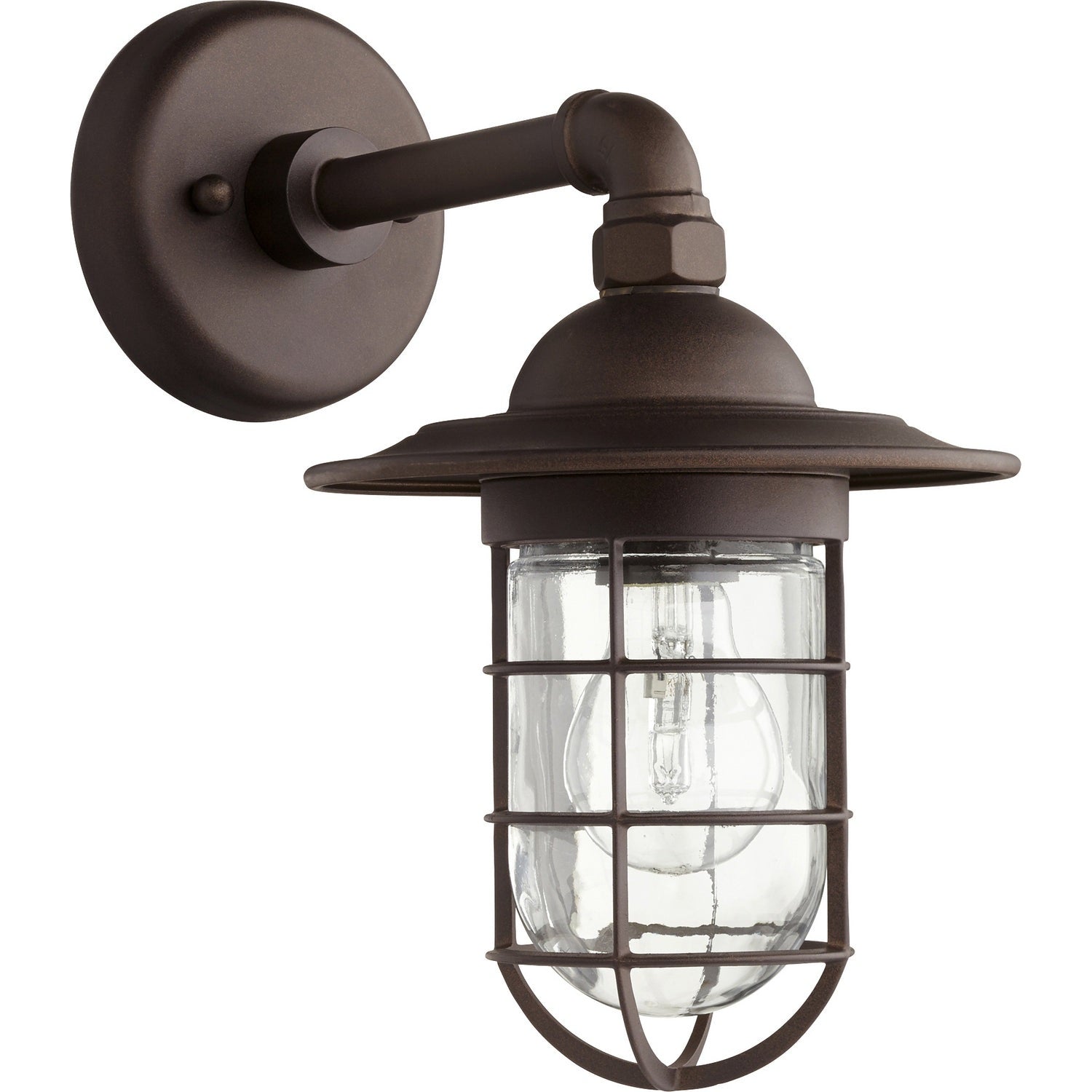 Quorum - 7082-86 - One Light Wall Mount - Bowery - Oiled Bronze