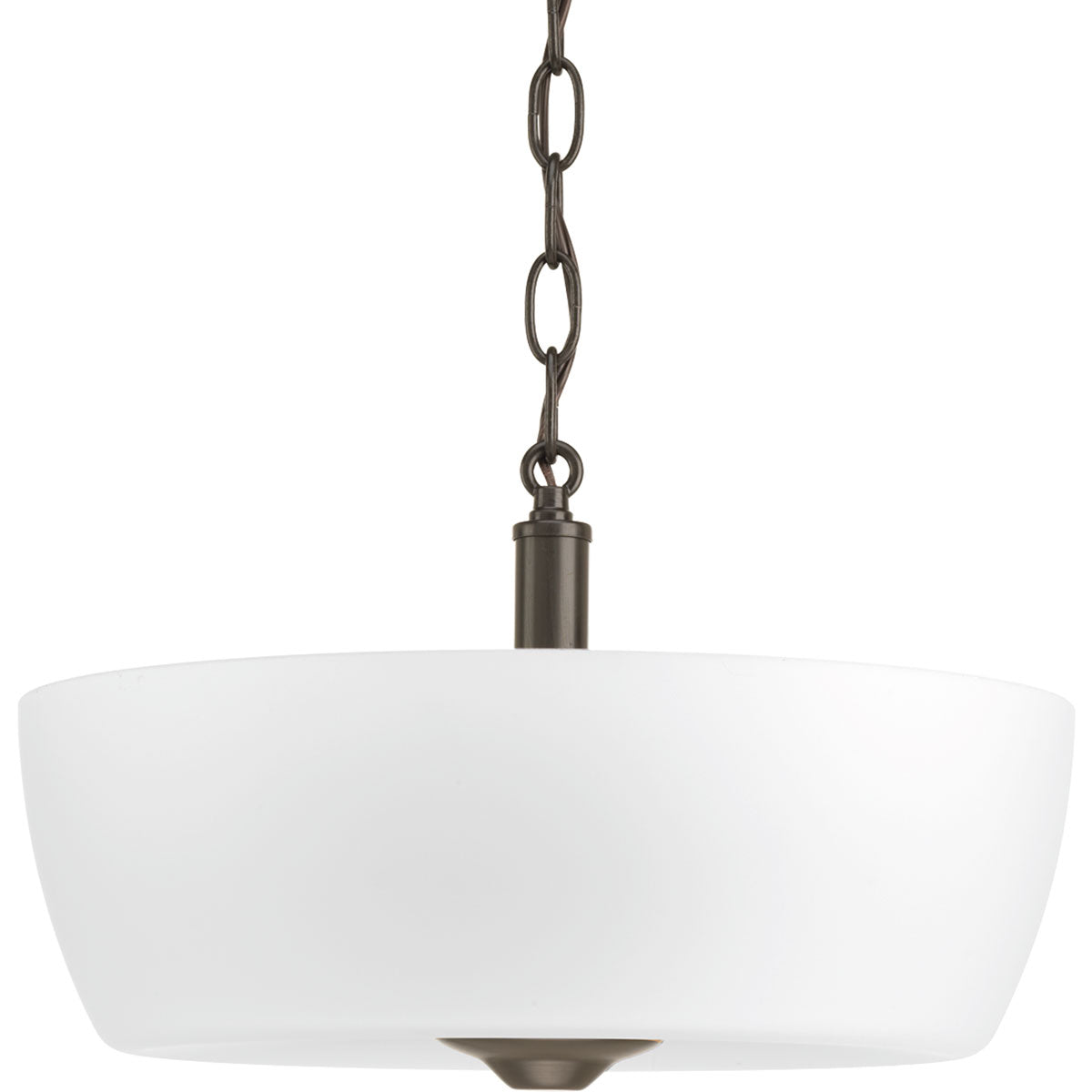 Progress Lighting - P350060-020 - Two Light Semi-Flush Mount - Leap - Antique Bronze