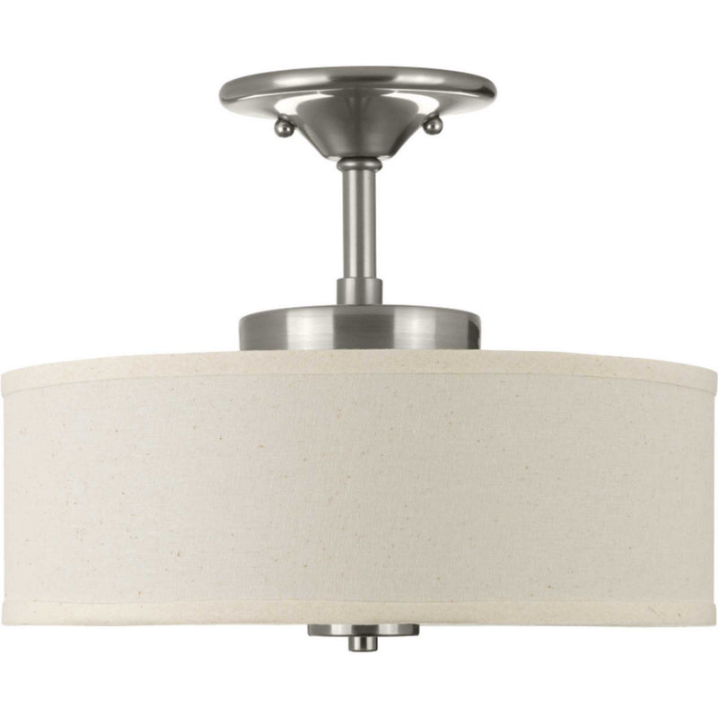 Progress Lighting - P3683-0930K9 - LED Semi-Flush Mount - Inspire Led - Brushed Nickel
