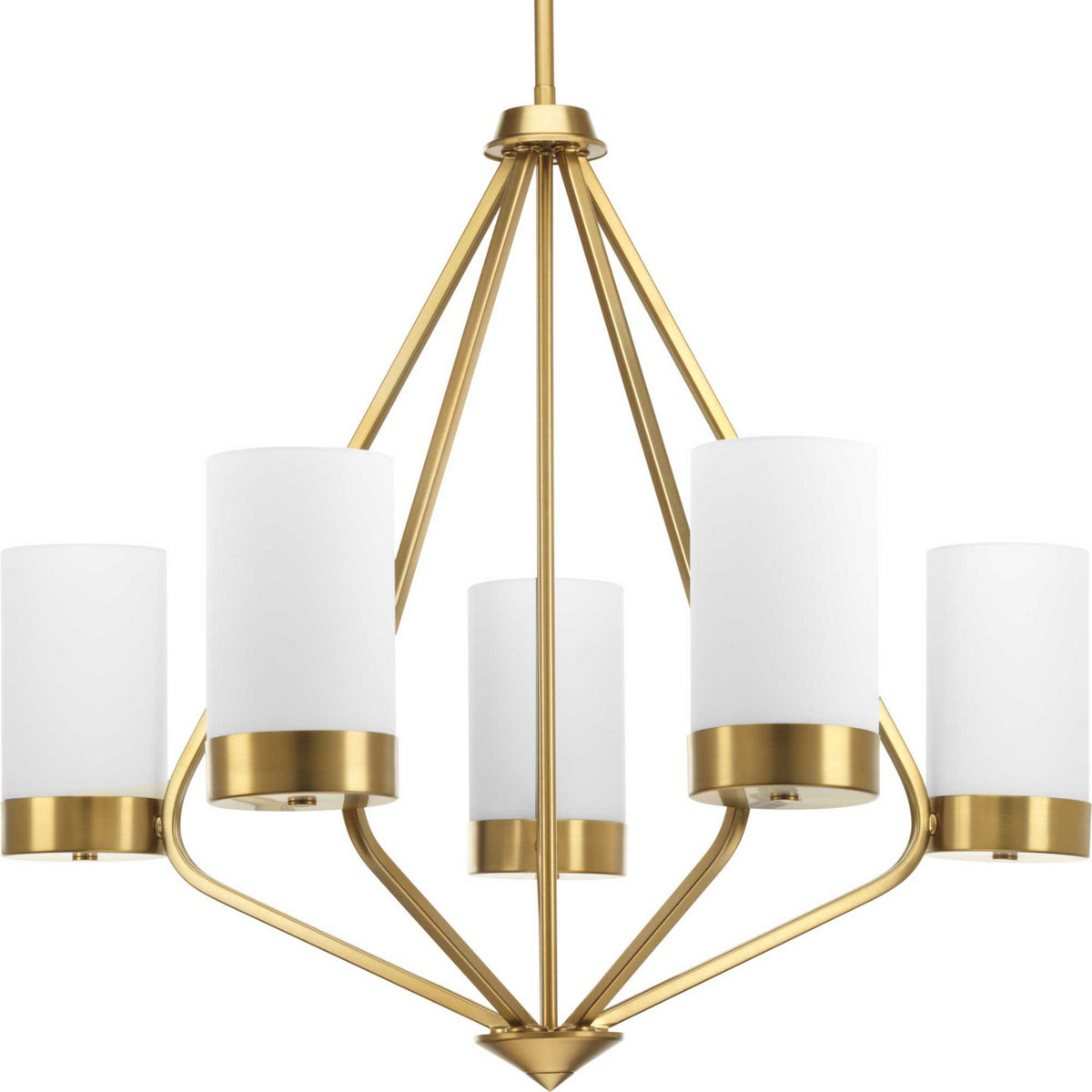 Progress Lighting - P400022-109 - Five Light Chandelier - Elevate - Brushed Bronze