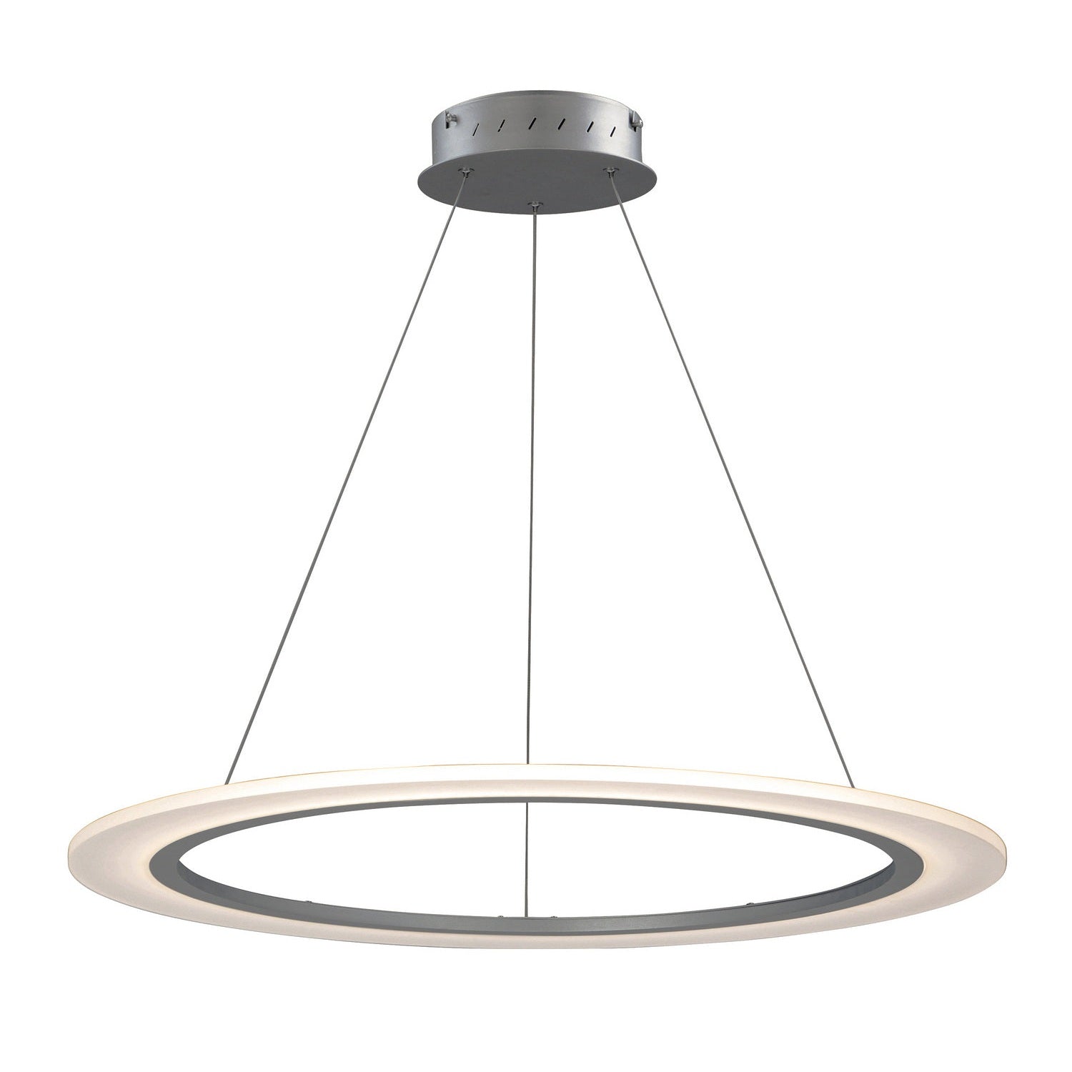 ET2 - E22654-11MS - LED Pendant - Saturn II LED - Matte Silver