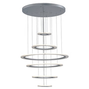 ET2 - E22664-11MS - LED Pendant - Saturn II LED - Matte Silver
