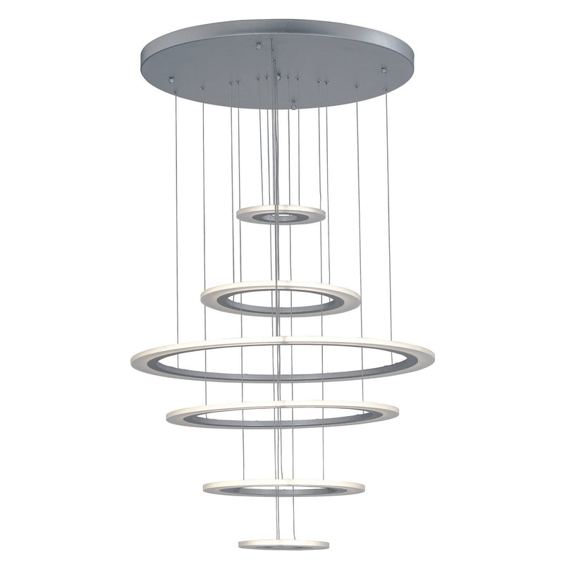 ET2 - E22664-11MS - LED Pendant - Saturn II LED - Matte Silver