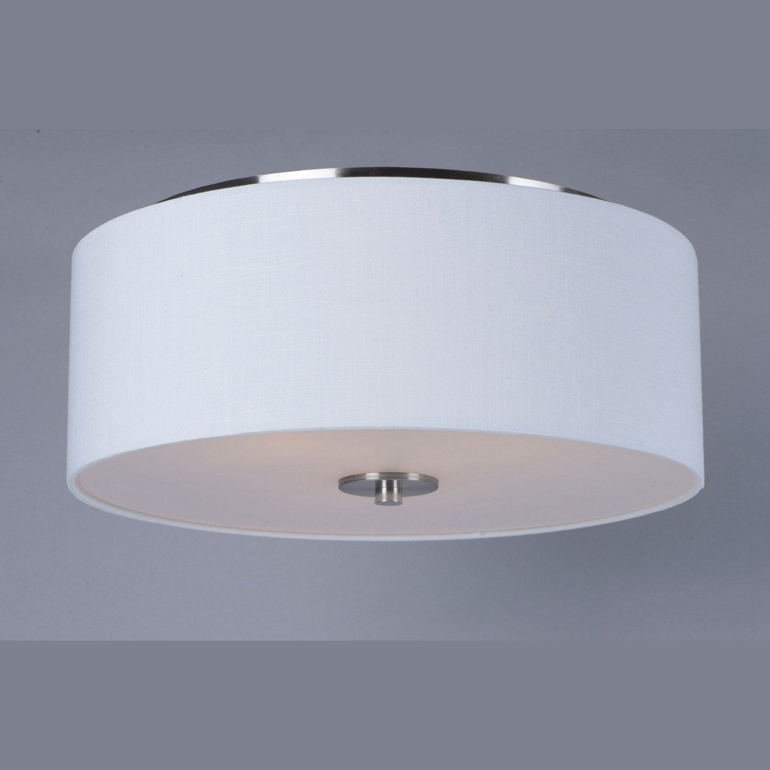 Maxim - 10010WLSN - Three Light Flush Mount - Bongo - Satin Nickel