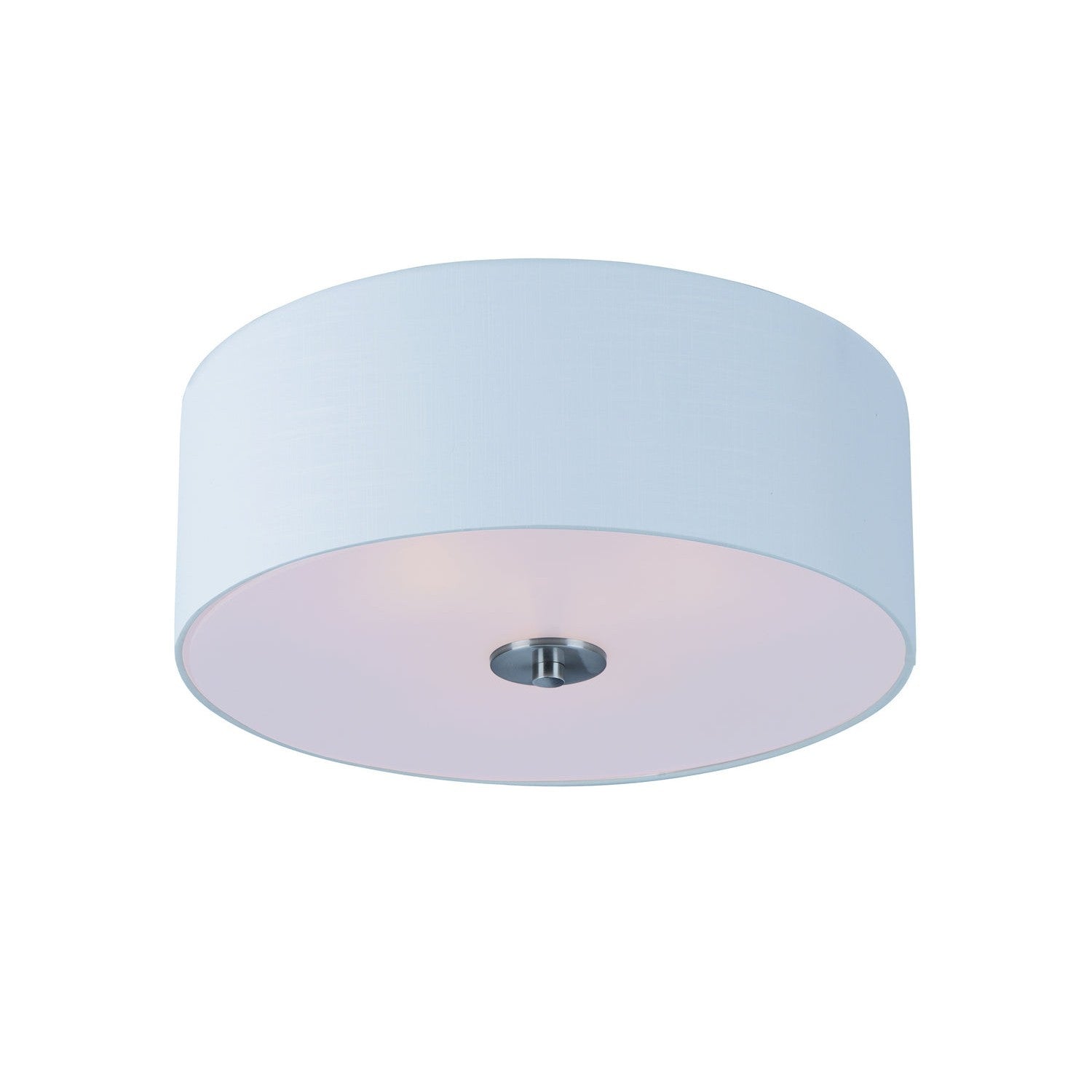 Maxim - 10010WLSN - Three Light Flush Mount - Bongo - Satin Nickel