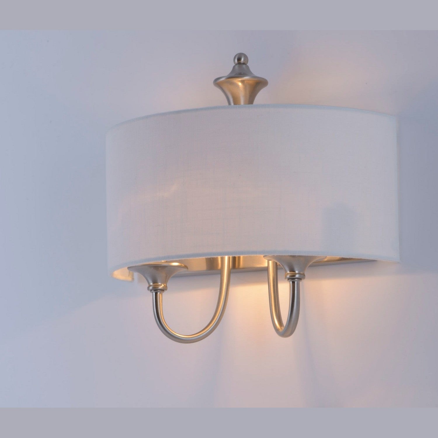Maxim - 10012WLSN - One Light Wall Sconce - Bongo - Satin Nickel