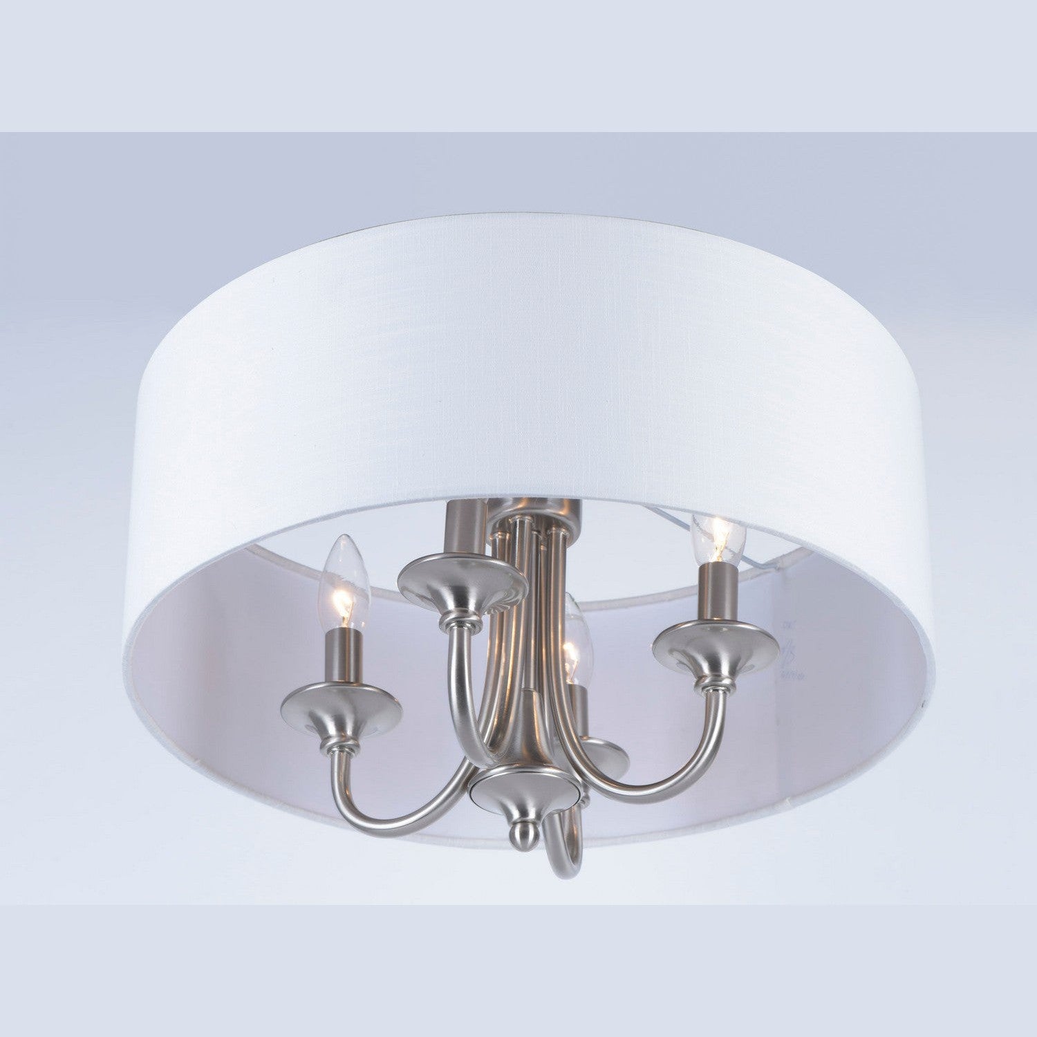 Maxim - 10013WLSN - Four Light Semi-Flush Mount/Pendant - Bongo - Satin Nickel