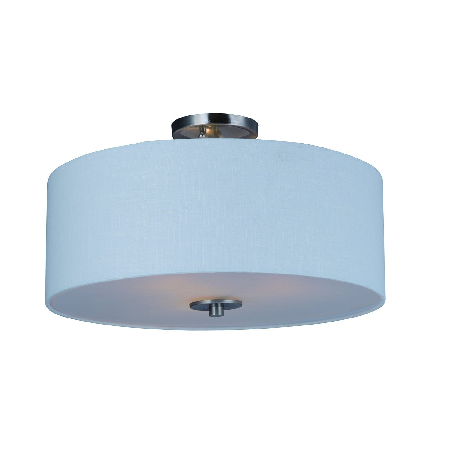 Maxim - 10014WLSN - Three Light Semi-Flush Mount - Bongo - Satin Nickel