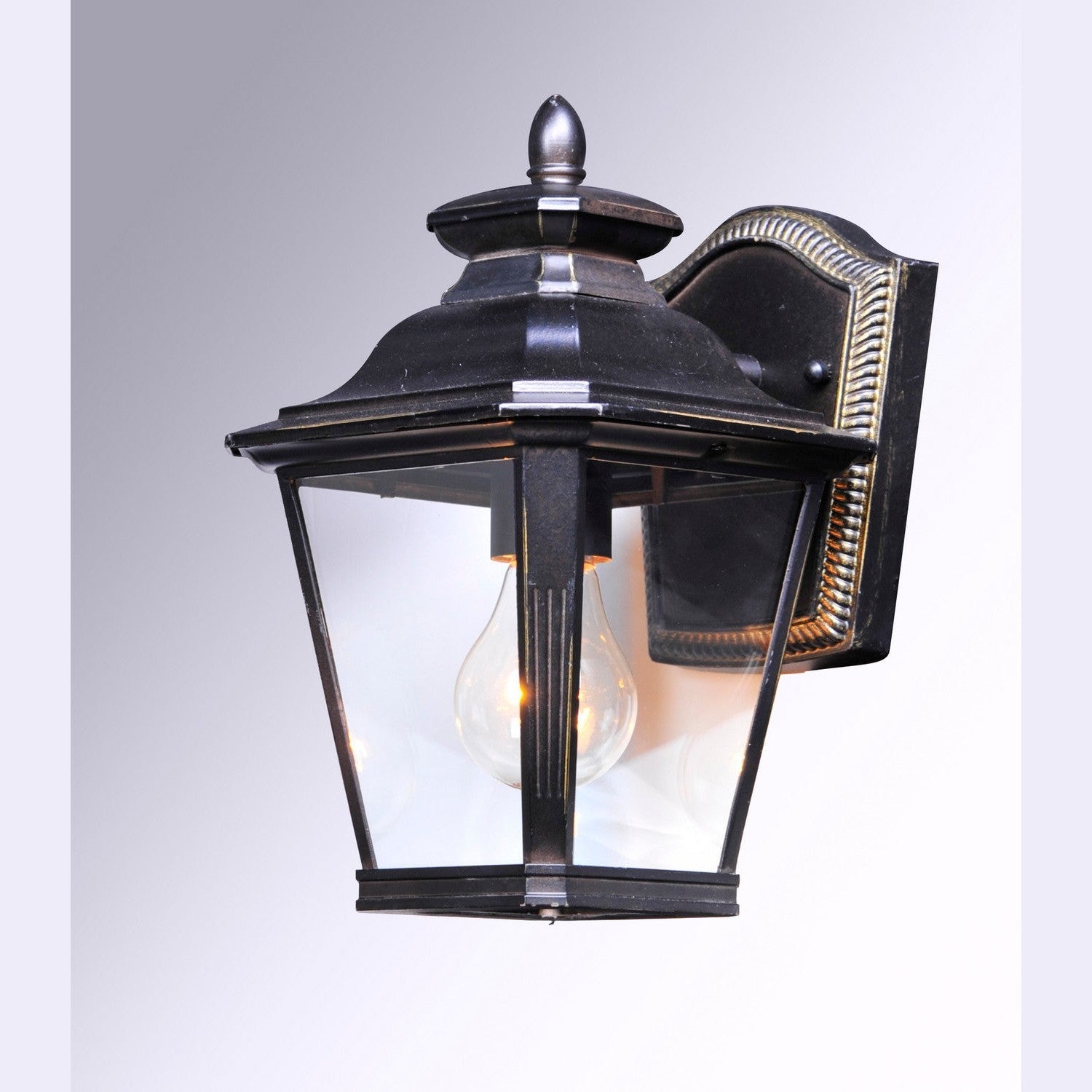 Maxim - 1133CLBZ - One Light Outdoor Wall Lantern - Knoxville - Bronze