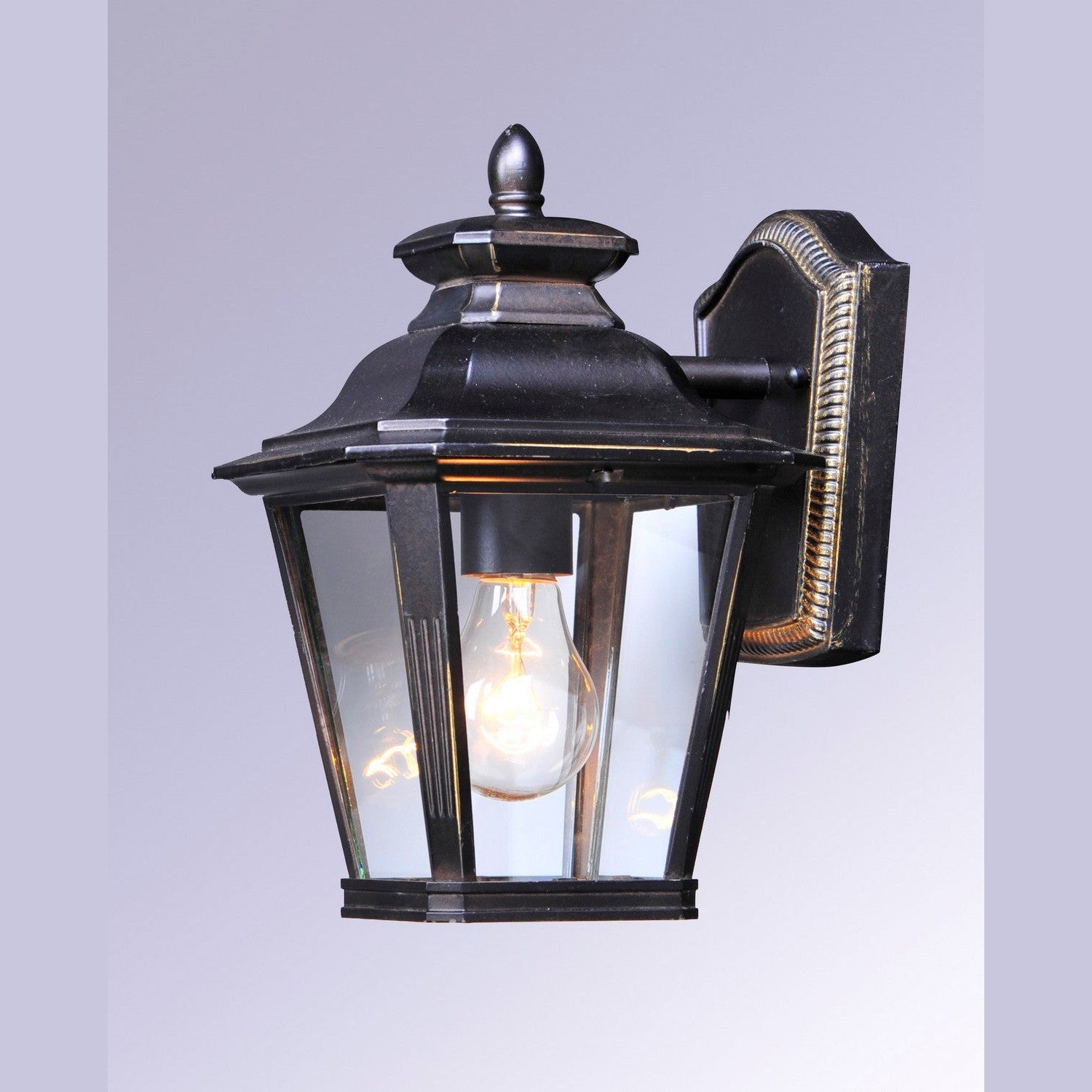 Maxim - 1133CLBZ - One Light Outdoor Wall Lantern - Knoxville - Bronze