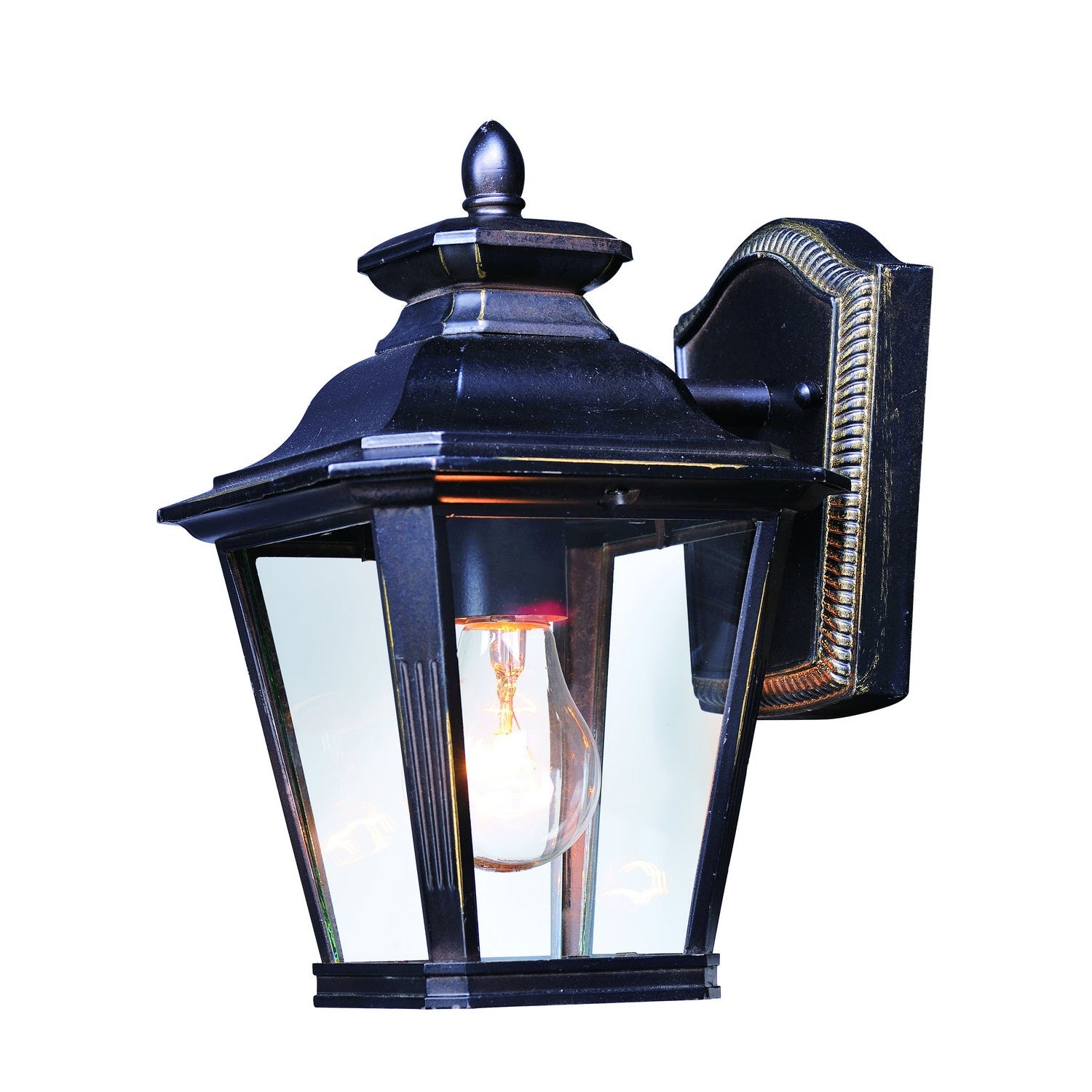 Maxim - 1133CLBZ - One Light Outdoor Wall Lantern - Knoxville - Bronze