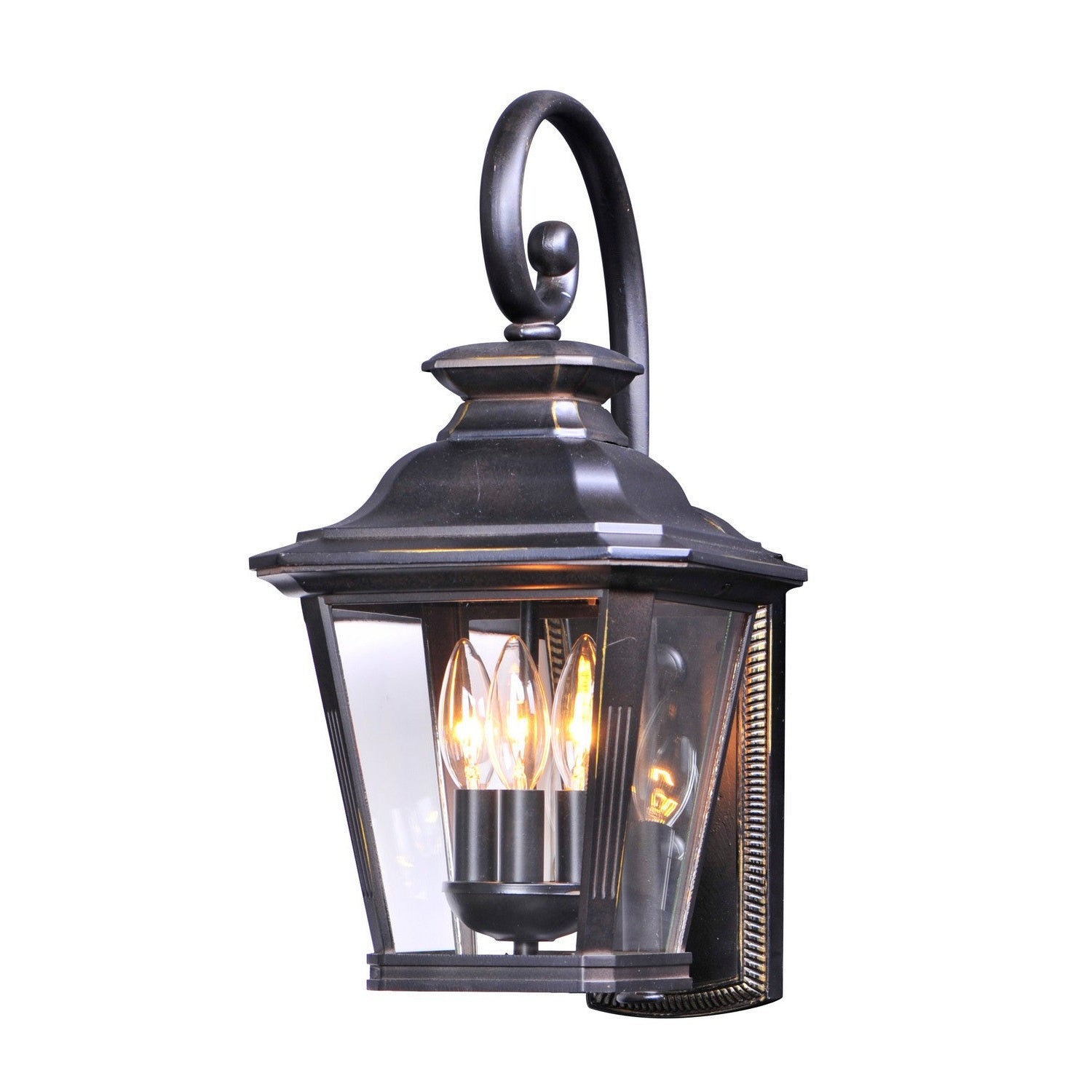 Maxim - 1135CLBZ - Three Light Outdoor Wall Lantern - Knoxville - Bronze