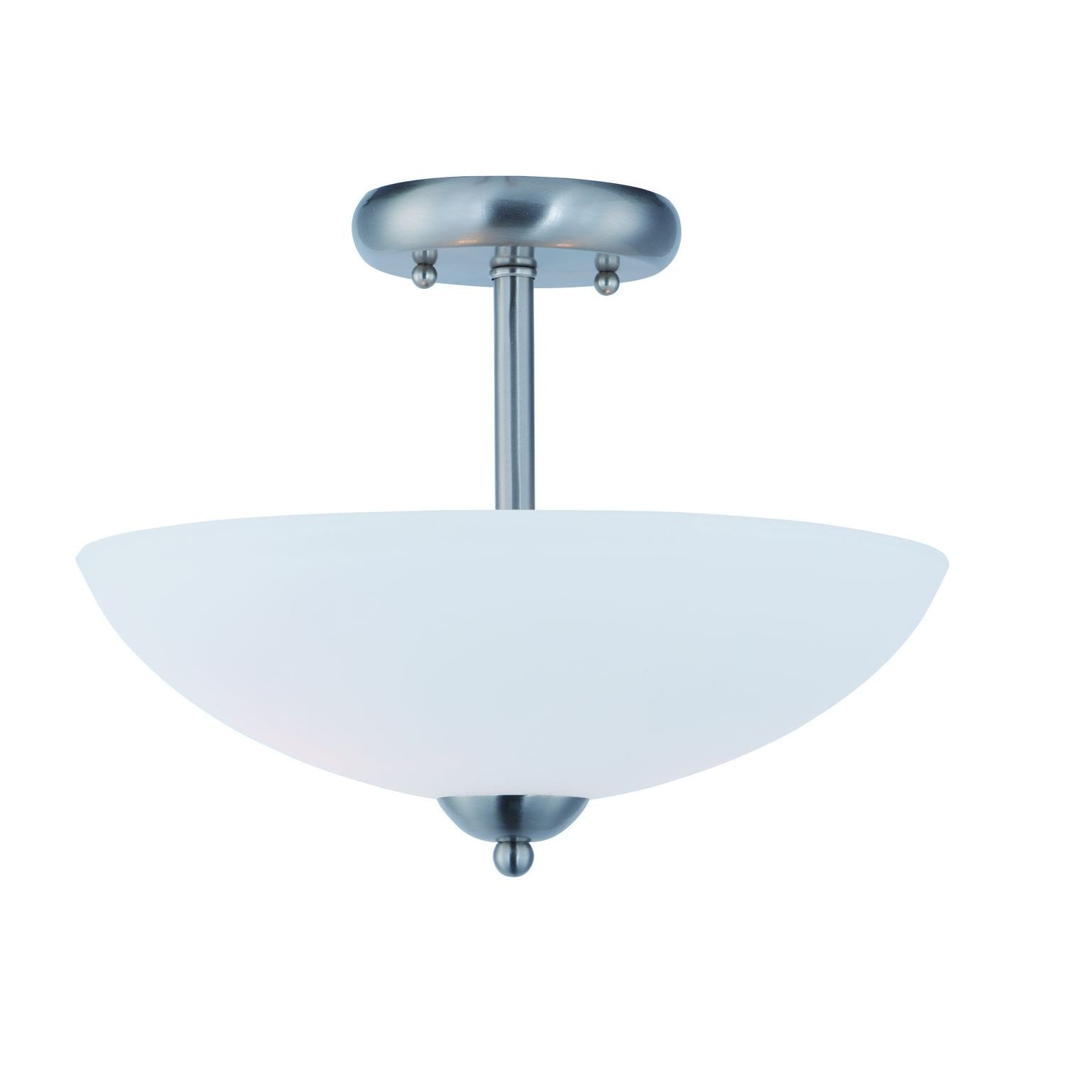 Maxim - 21653SWSN - Two Light Semi-Flush Mount - Taylor - Satin Nickel