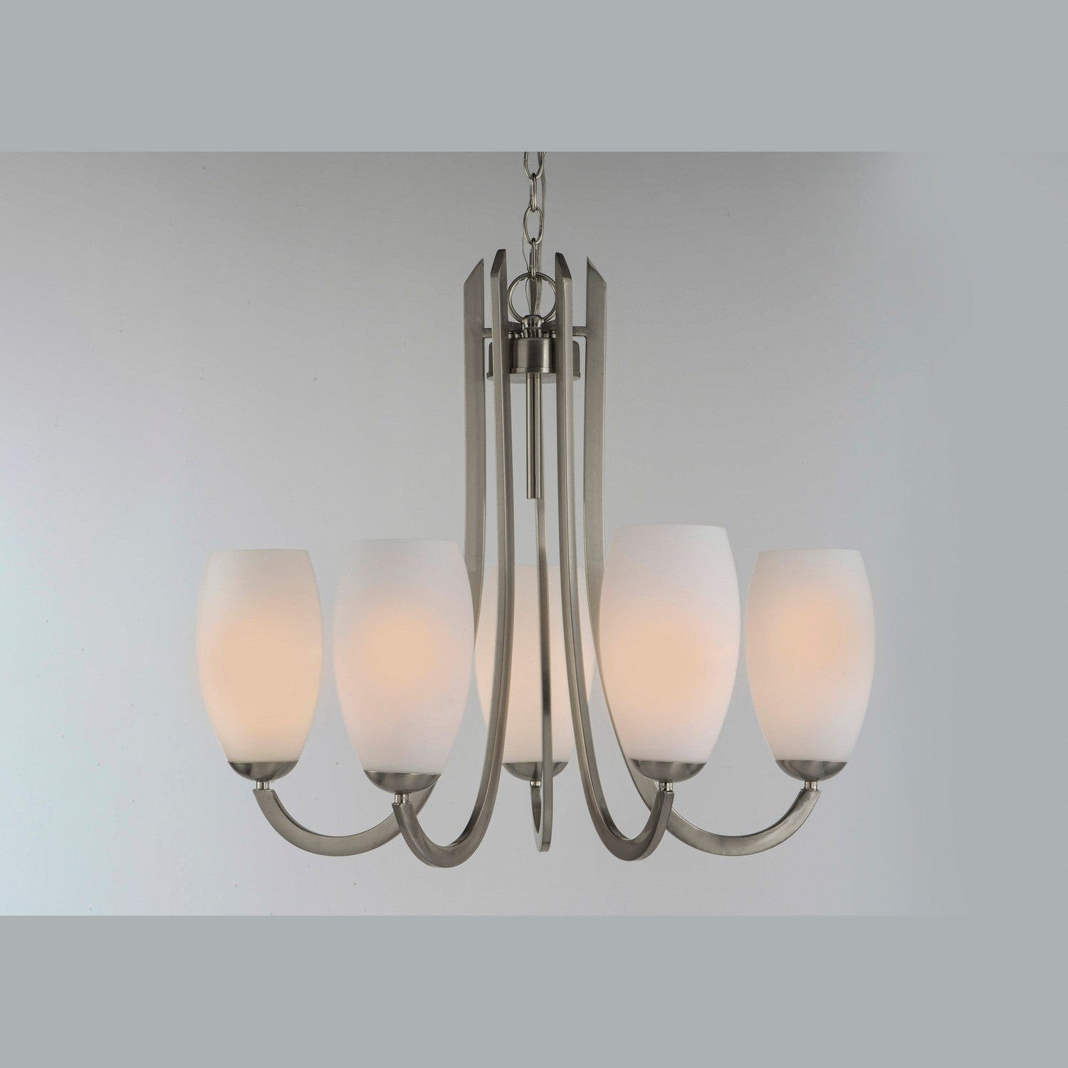 Maxim - 21655SWSN - Five Light Chandelier - Taylor - Satin Nickel