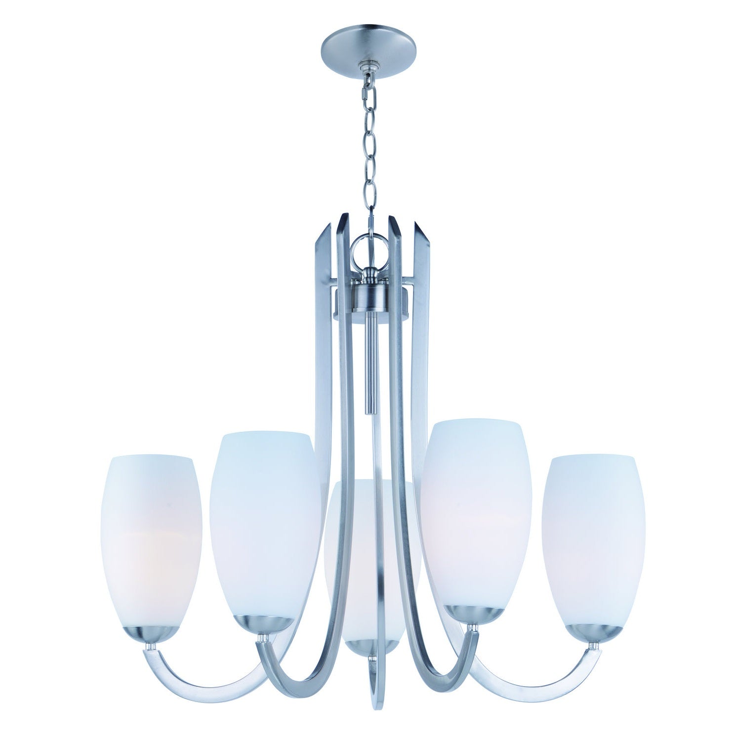 Maxim - 21655SWSN - Five Light Chandelier - Taylor - Satin Nickel