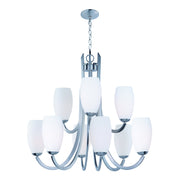 Maxim - 21657SWSN - Nine Light Chandelier - Taylor - Satin Nickel
