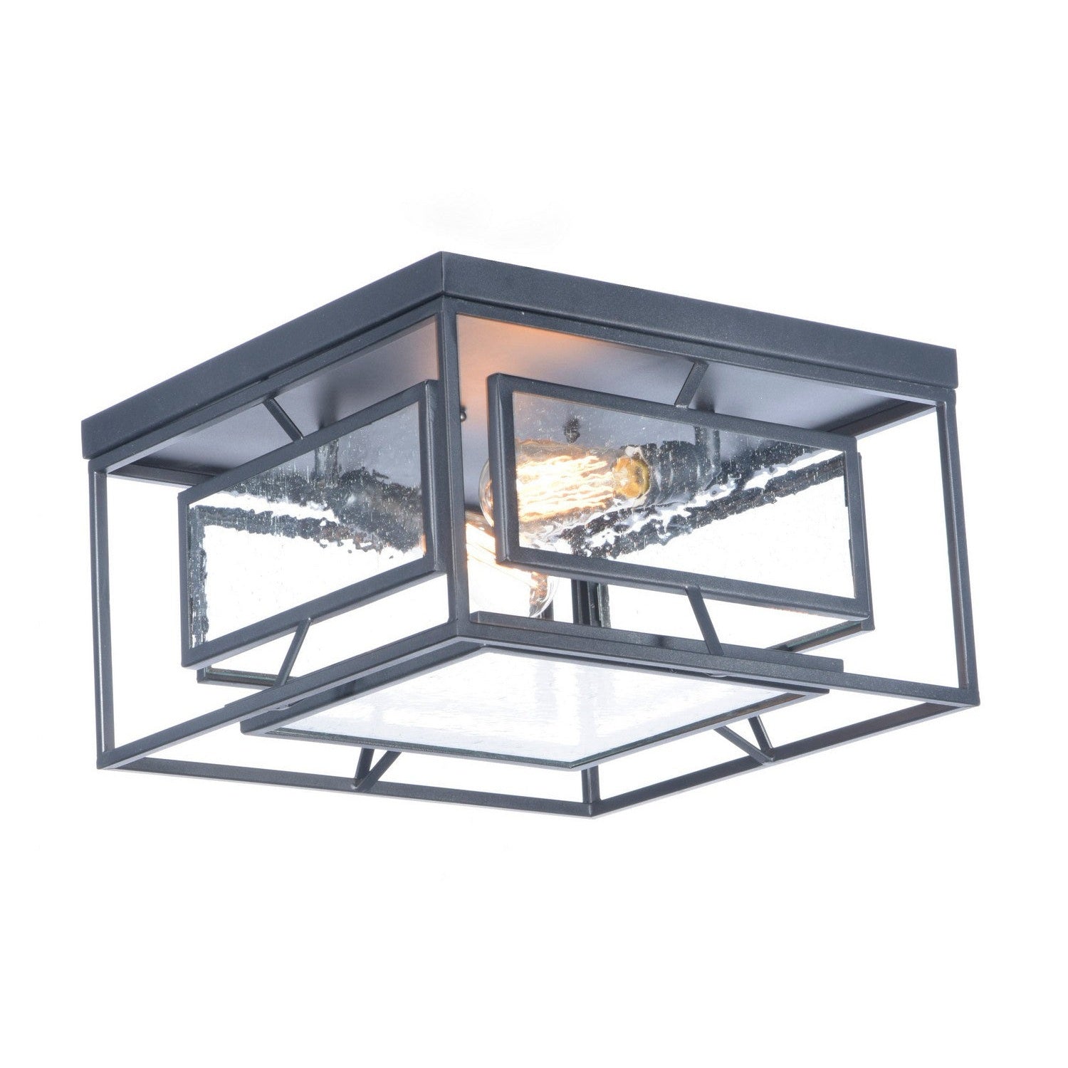 Maxim - 21670CDBK - Two Light Flush Mount - Era - Black