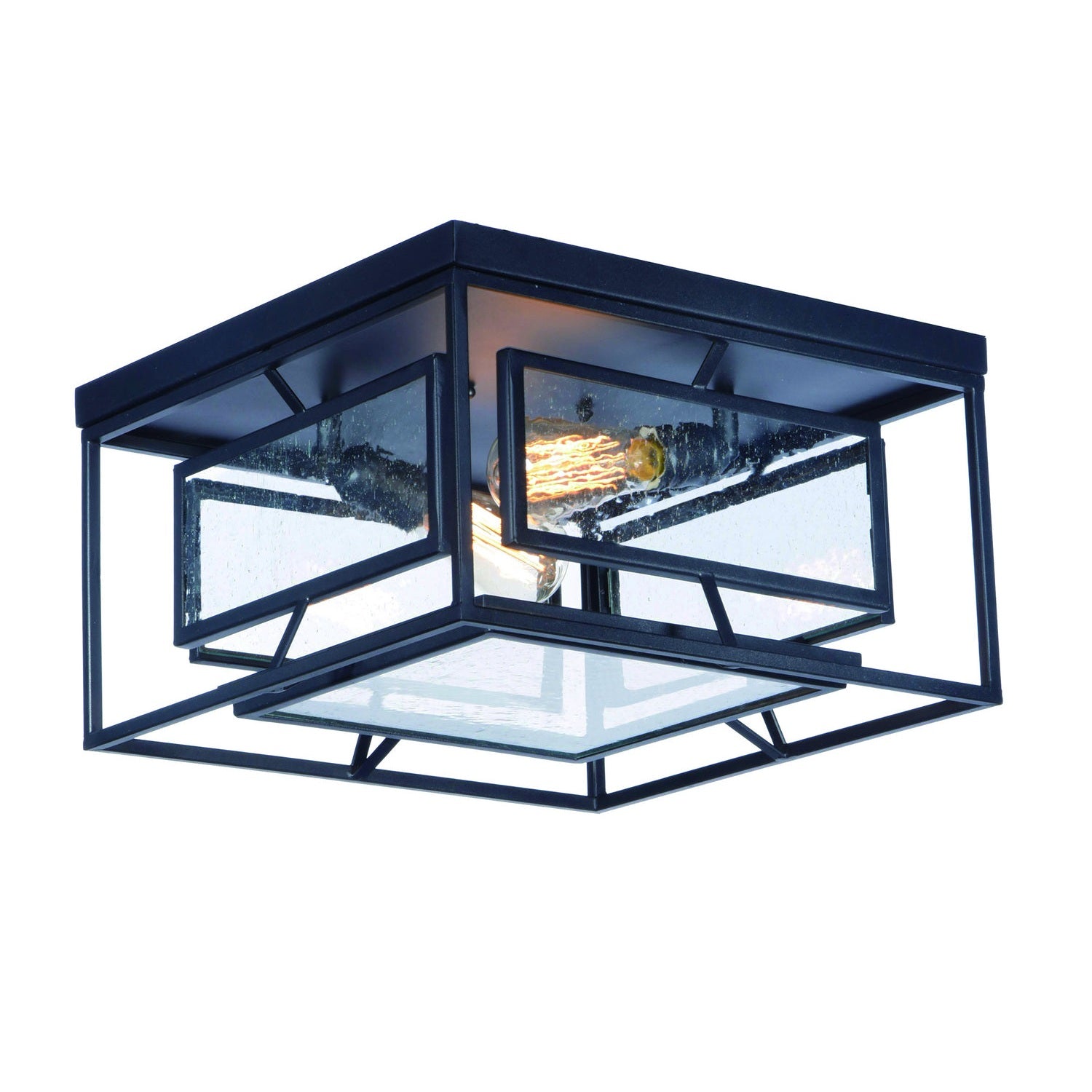 Maxim - 21670CDBK - Two Light Flush Mount - Era - Black